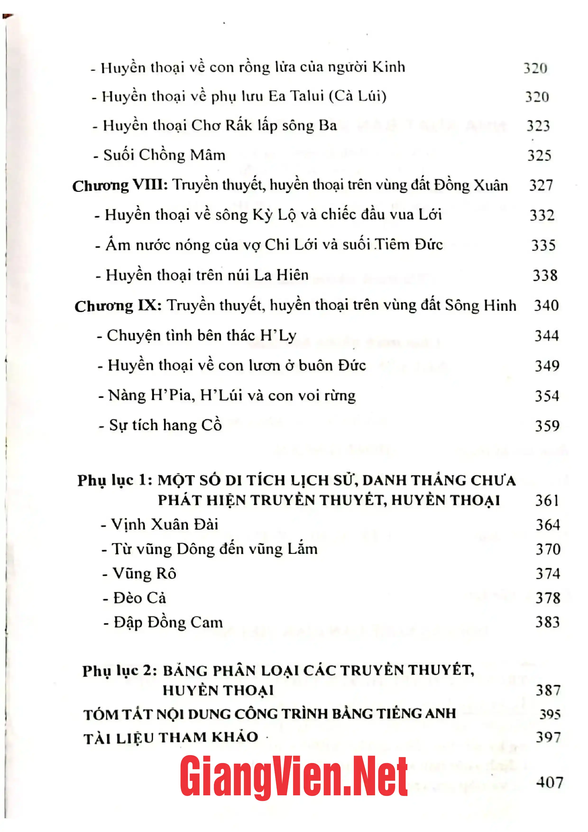 Ảnh minh họa nội dung cuốn sách: Các truyền thuyết, huyền thoại liên quan đến di tích lịch sử và danh thắng ở Phú Yên