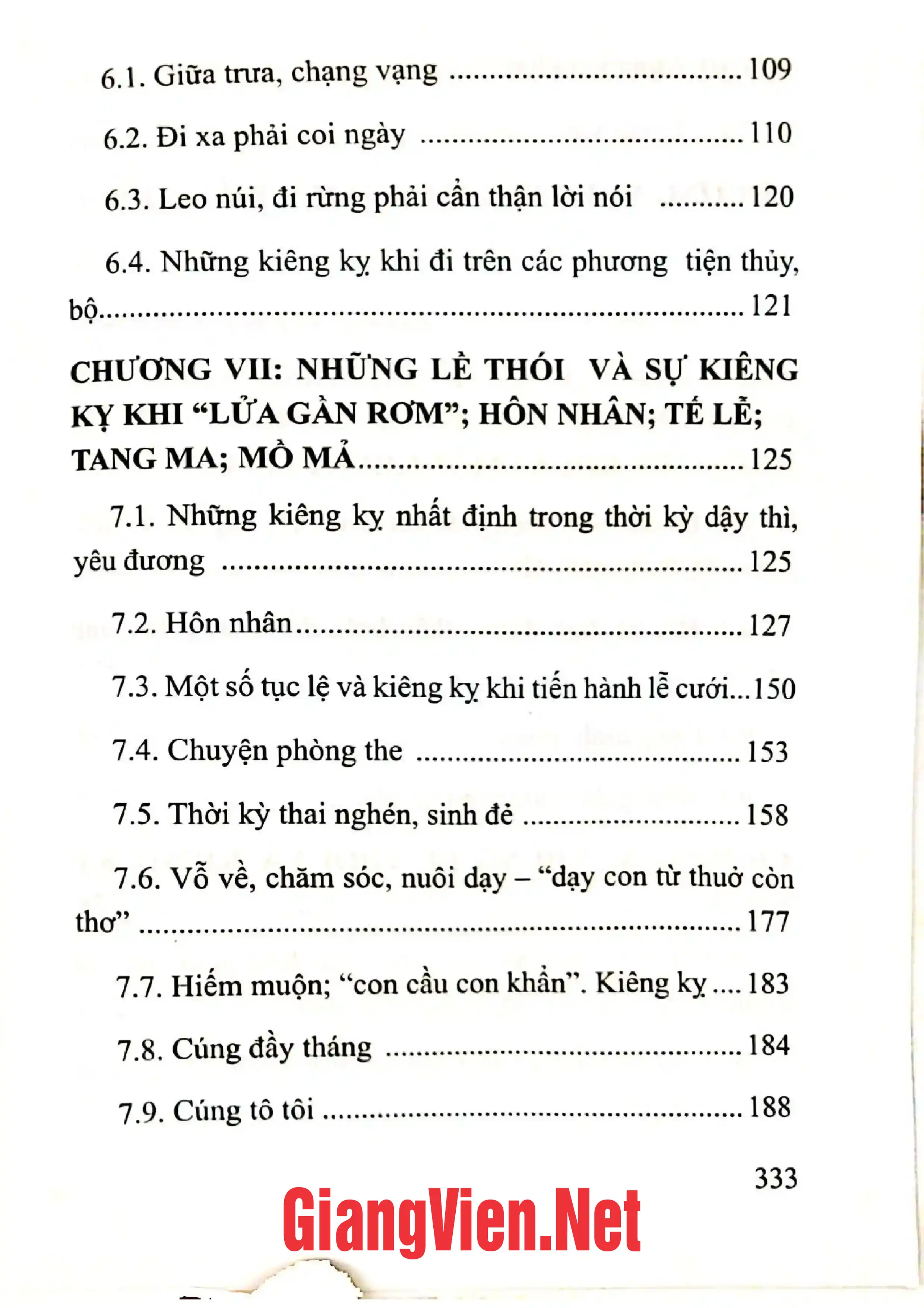 Ảnh minh họa nội dung cuốn sách: Những lề thói và sự kiêng kỵ thường thấy trong sinh hoạt đời sống của người bình dân Nam Bộ