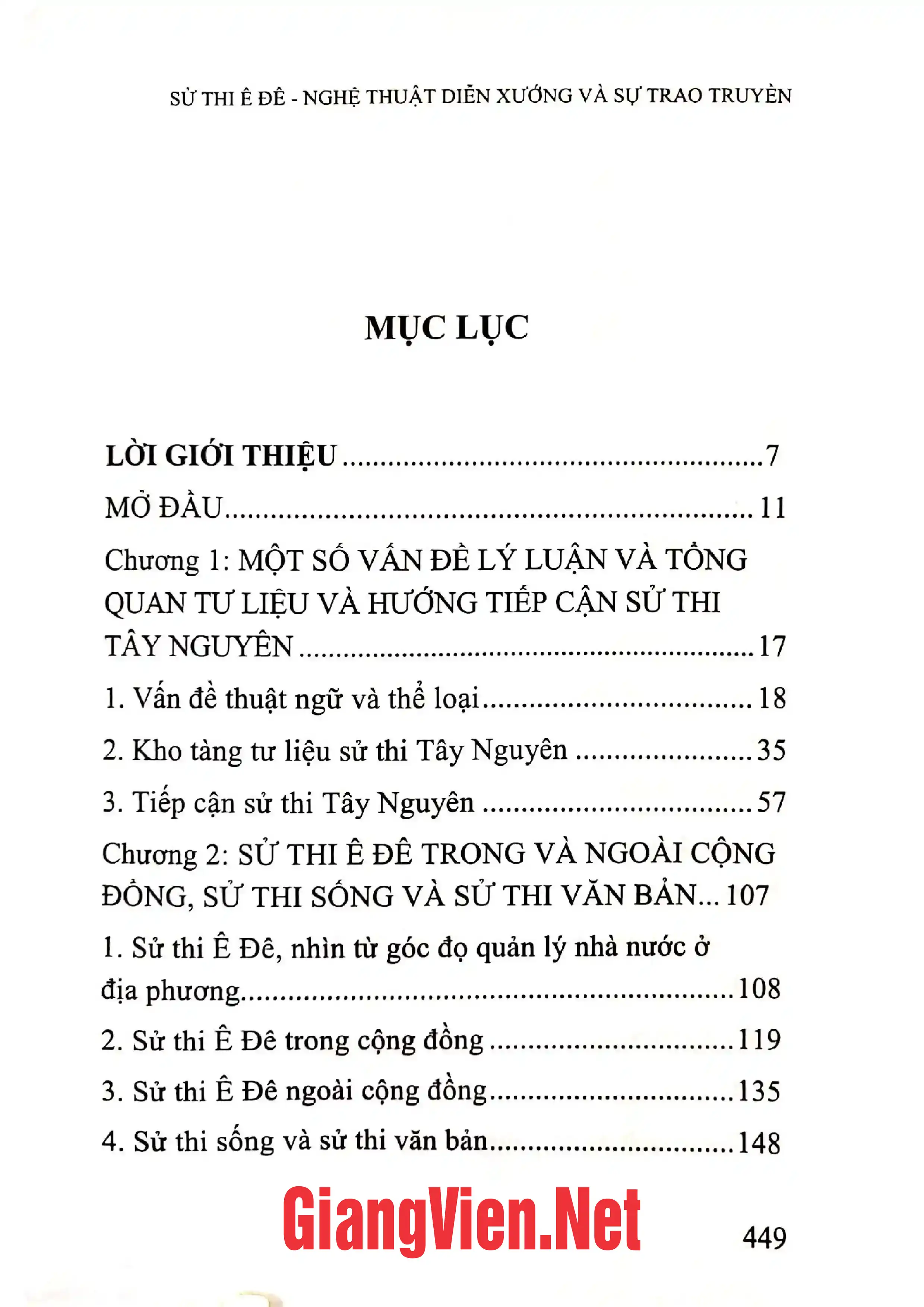 Ảnh minh họa nội dung cuốn sách: Sử thi Ê Đê nghệ thuật diễn xướng và sự trao truyền