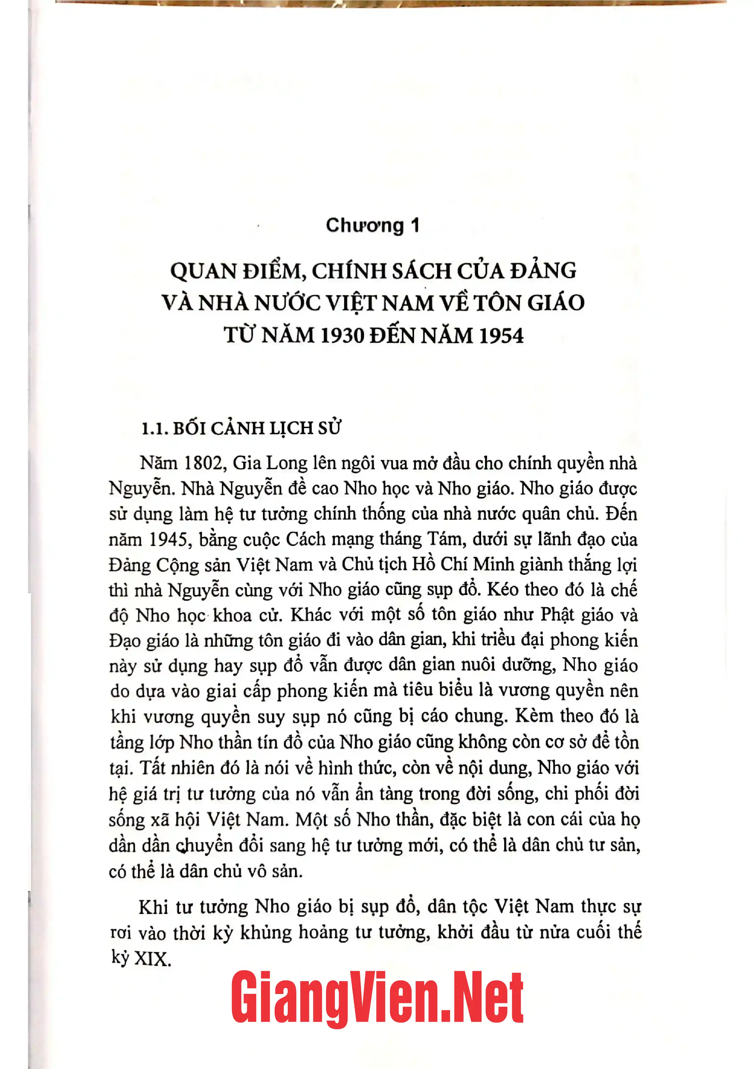 Ảnh minh họa nội dung cuốn sách: Quan điểm, chính sách của Đảng và Nhà nước Việt Nam về tôn giáo, Giáo trình sau đại học