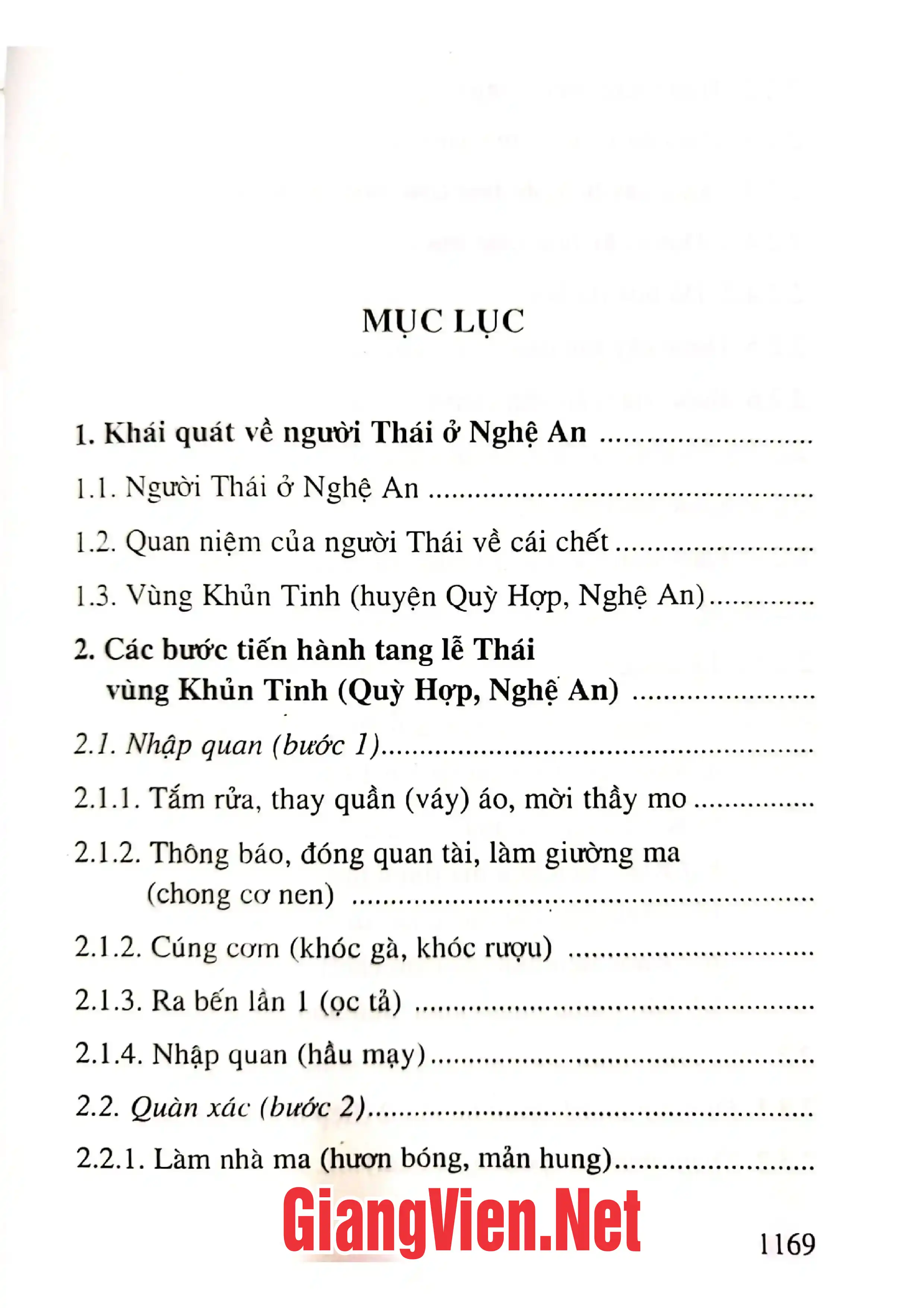 Ảnh minh họa nội dung cuốn sách: Tang lễ của người Thái ở Nghệ An