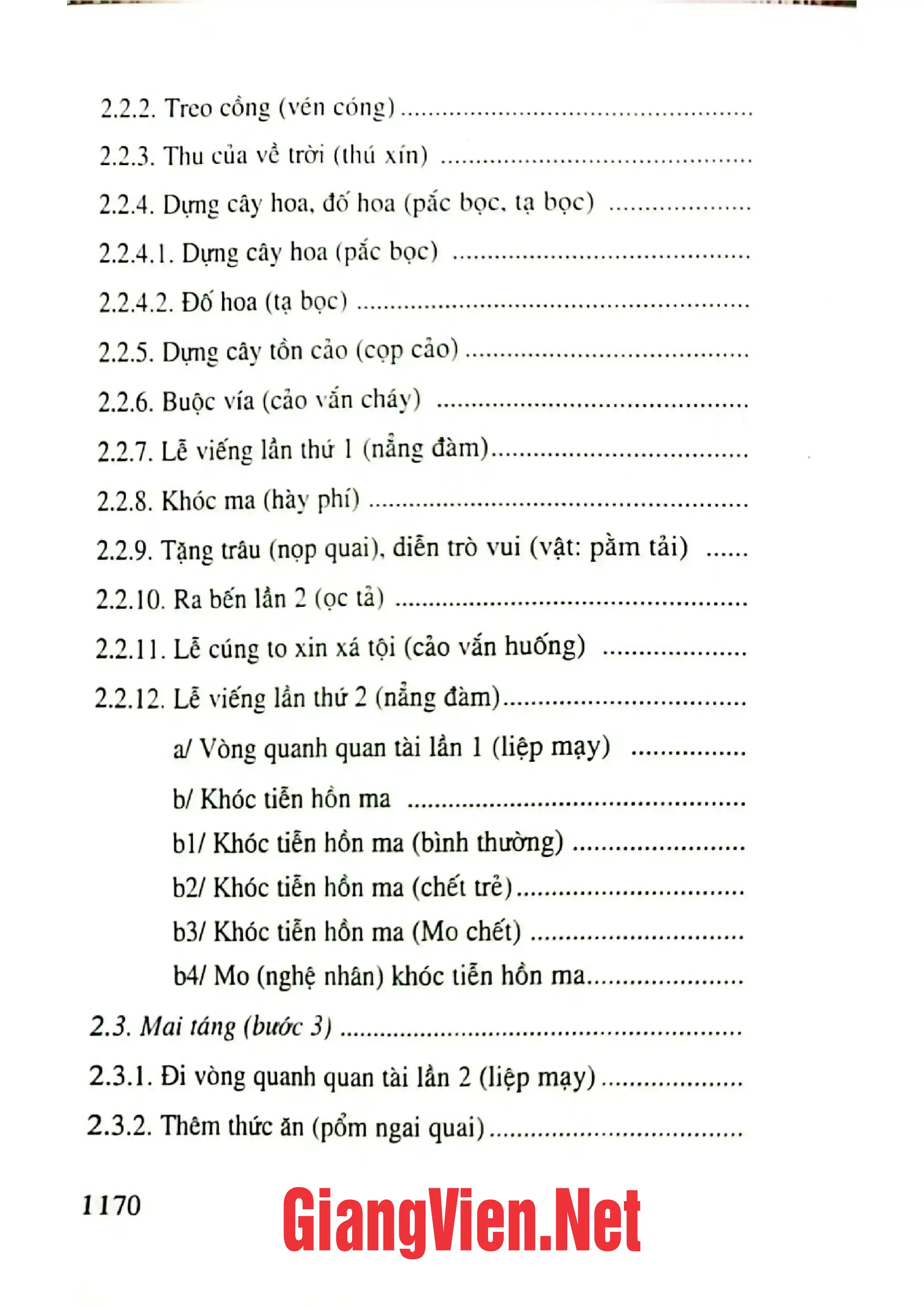 Ảnh minh họa nội dung cuốn sách: Tang lễ của người Thái ở Nghệ An