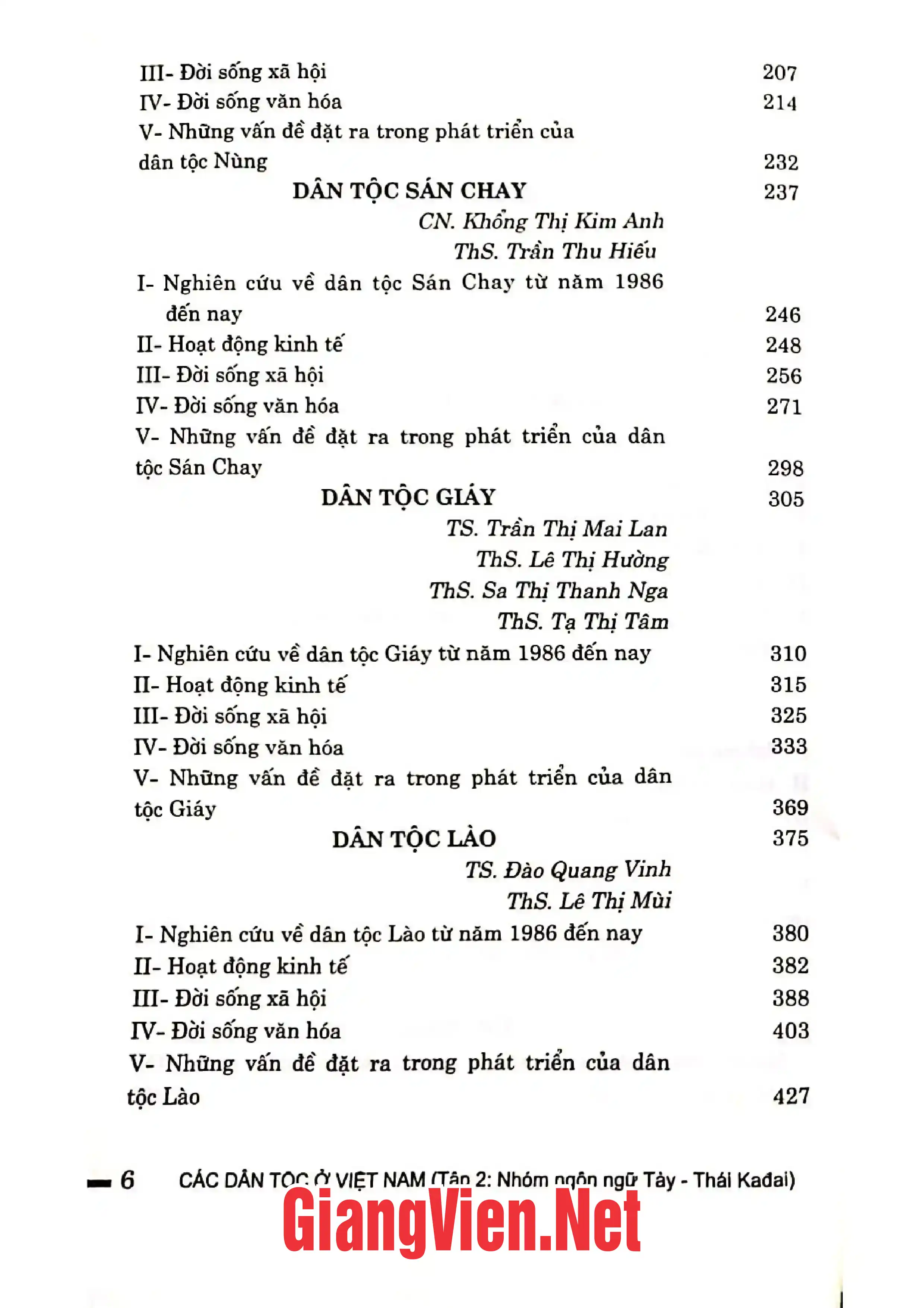 Ảnh minh họa nội dung cuốn sách: Các dân tộc ở Việt Nam - Tập 2 nhóm ngôn ngữ Tày - Thái KaĐai