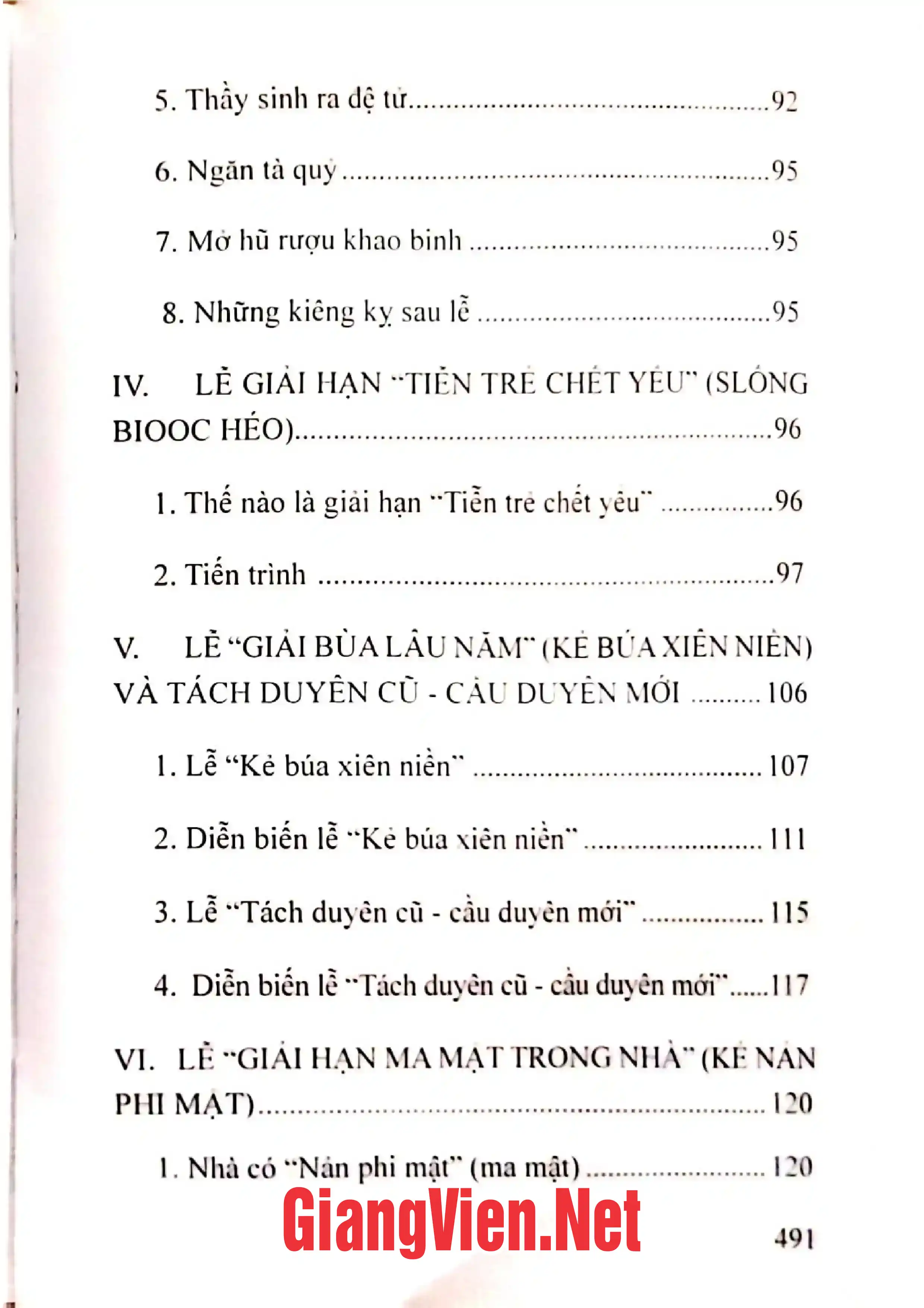 Ảnh minh họa nội dung cuốn sách: Một số lễ giải hạn của người Tày, Nùng ở Cao Bằng