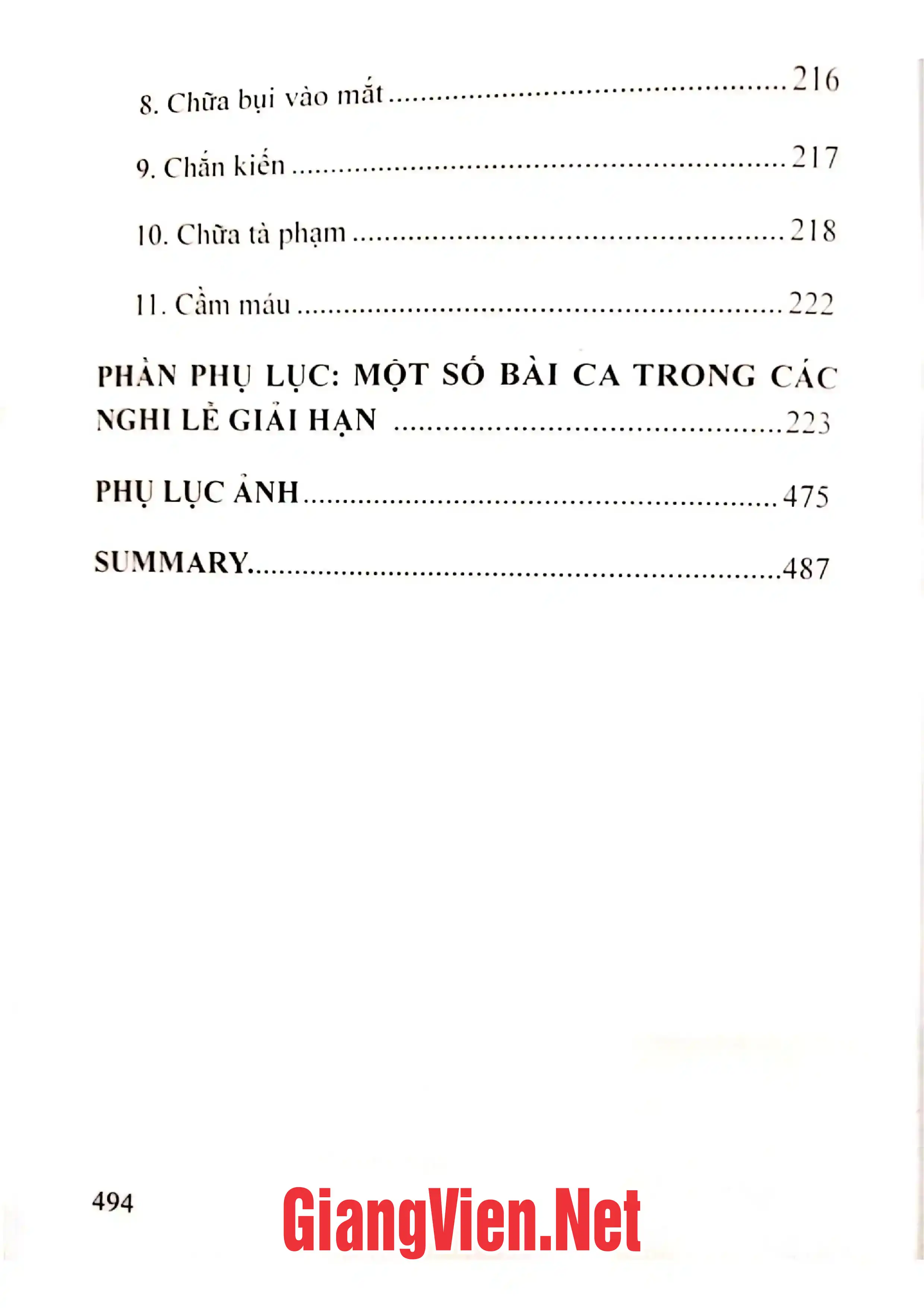 Ảnh minh họa nội dung cuốn sách: Một số lễ giải hạn của người Tày, Nùng ở Cao Bằng