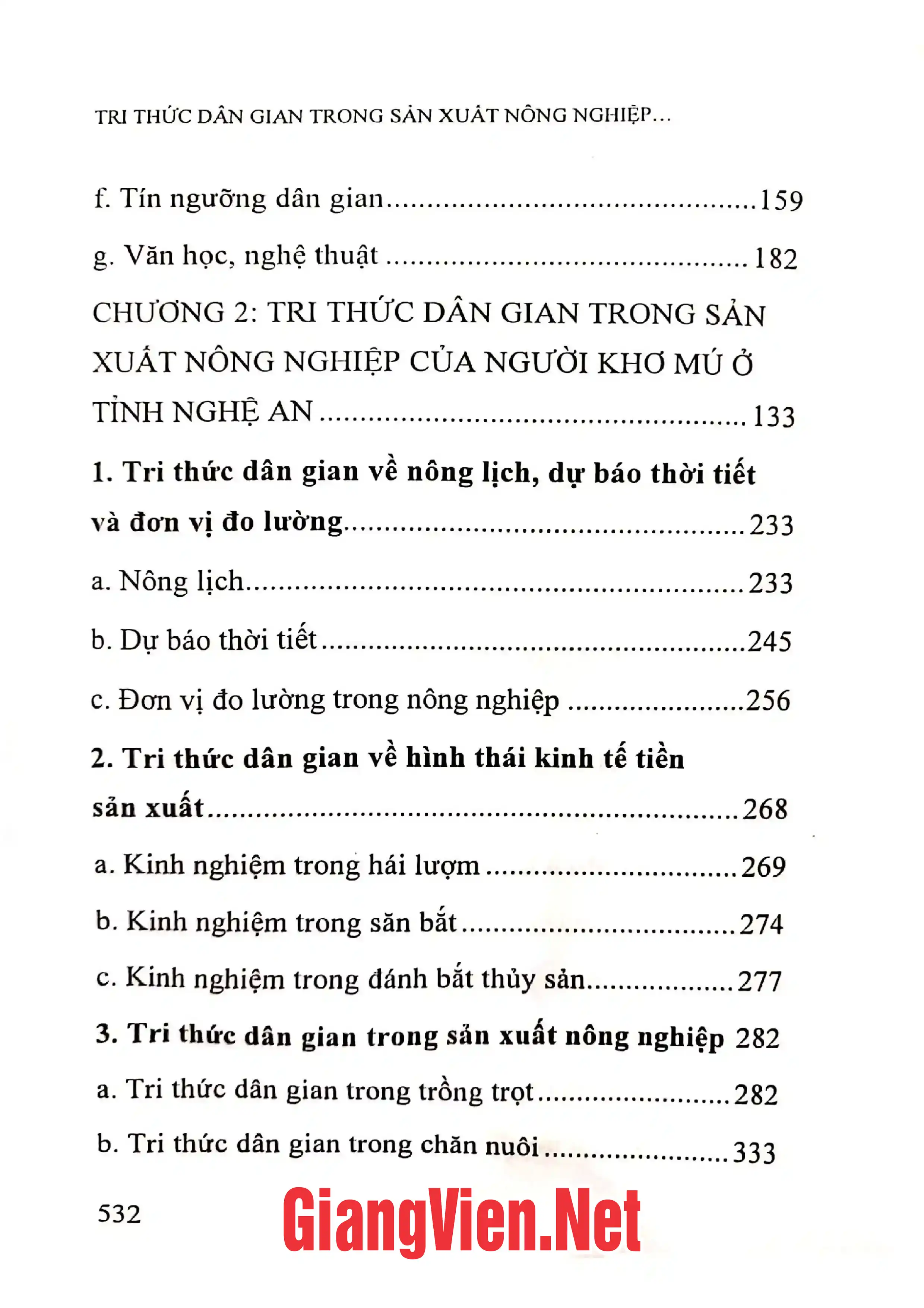 Ảnh minh họa nội dung cuốn sách: Tri thức dân gian trong sản xuất nông nghiệp của người Khơ Mú ở Nghệ An
