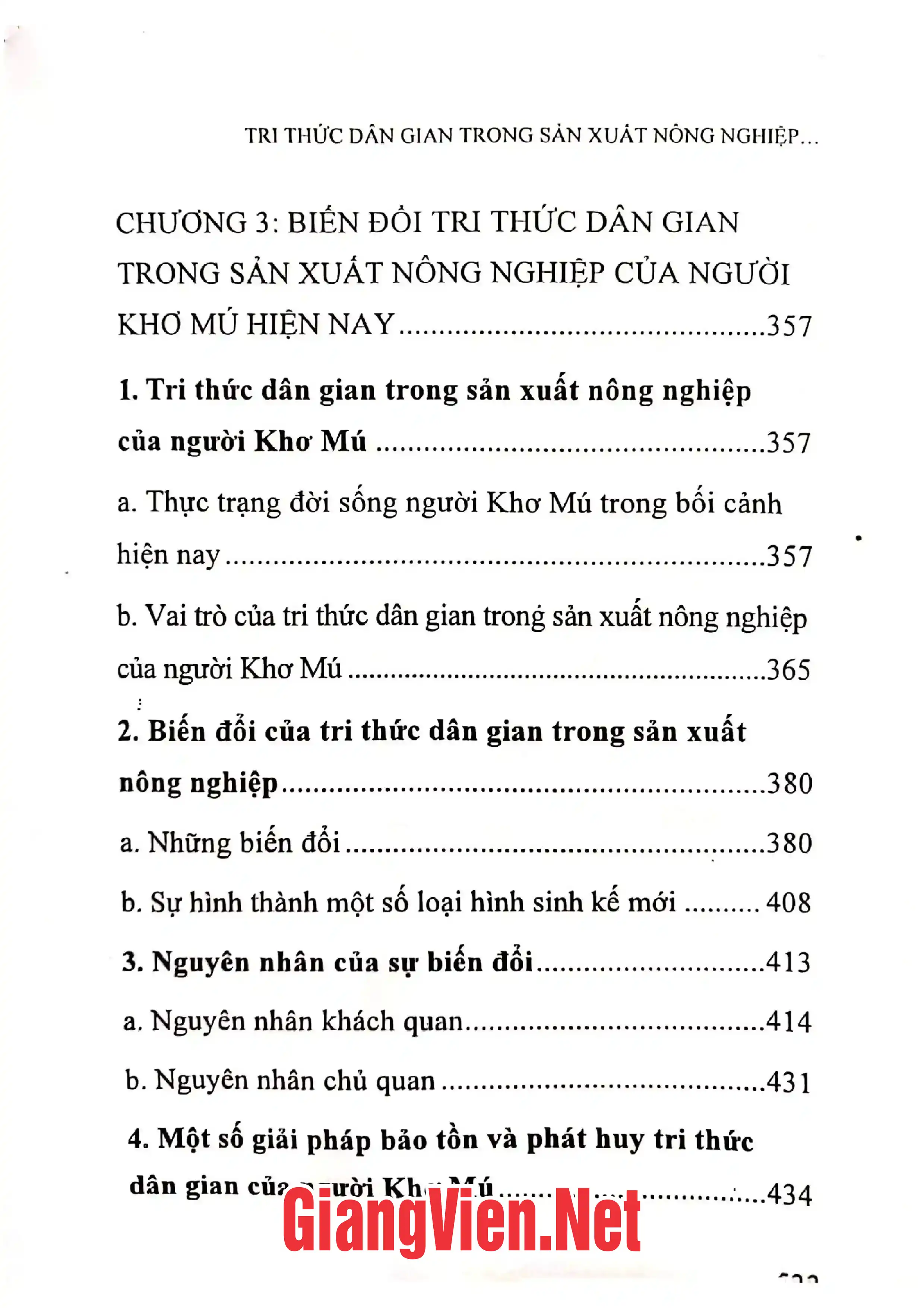 Ảnh minh họa nội dung cuốn sách: Tri thức dân gian trong sản xuất nông nghiệp của người Khơ Mú ở Nghệ An