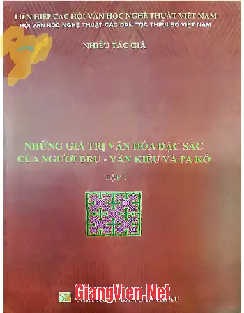 Những giá trị văn hóa đặc sắc của người Bru - Vân Kiều và Pa Kô