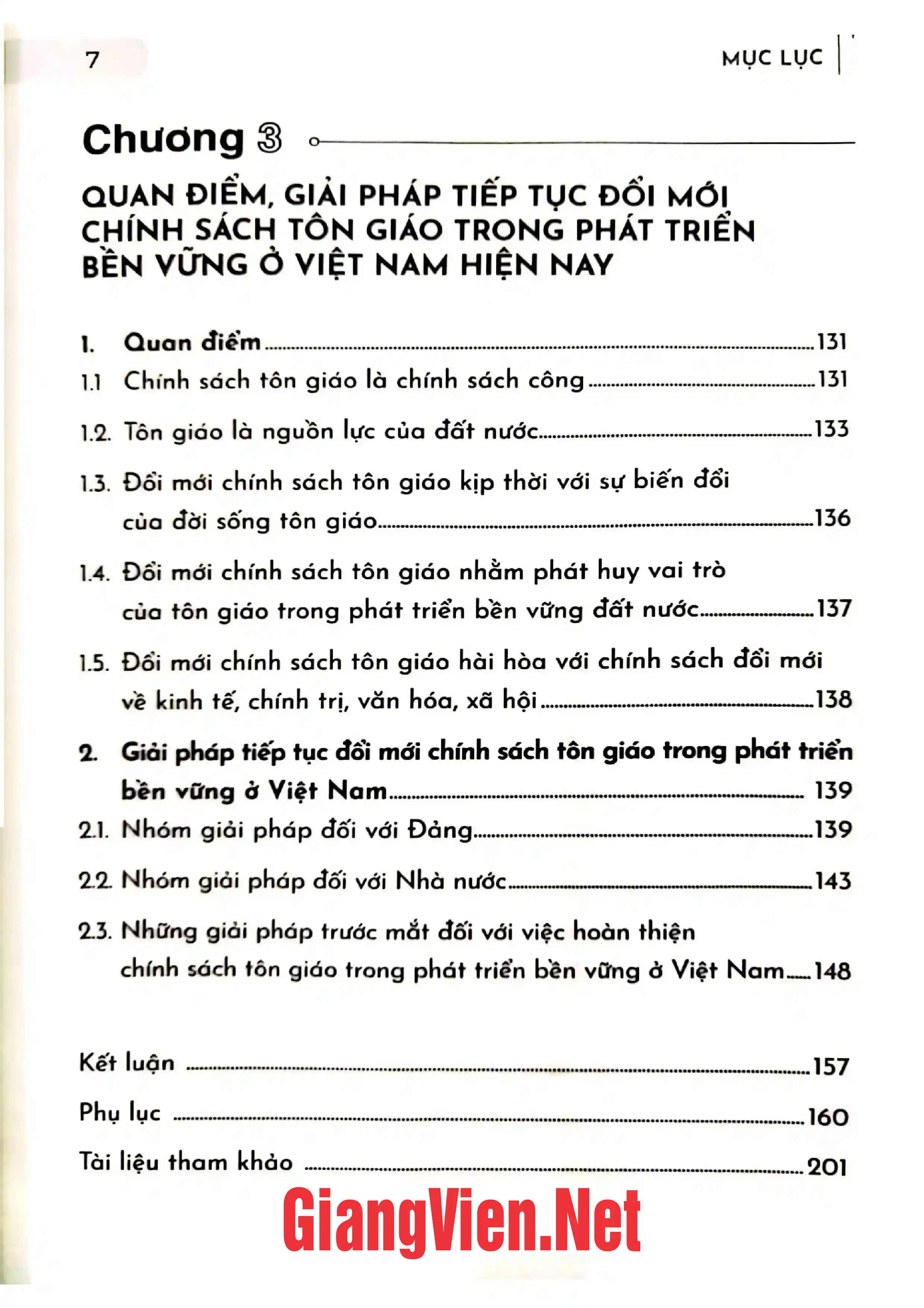 Ảnh minh họa nội dung cuốn sách: Đổi mới chính sách tôn giáo trong phát triển bền vững ở Việt Nam hiện nay