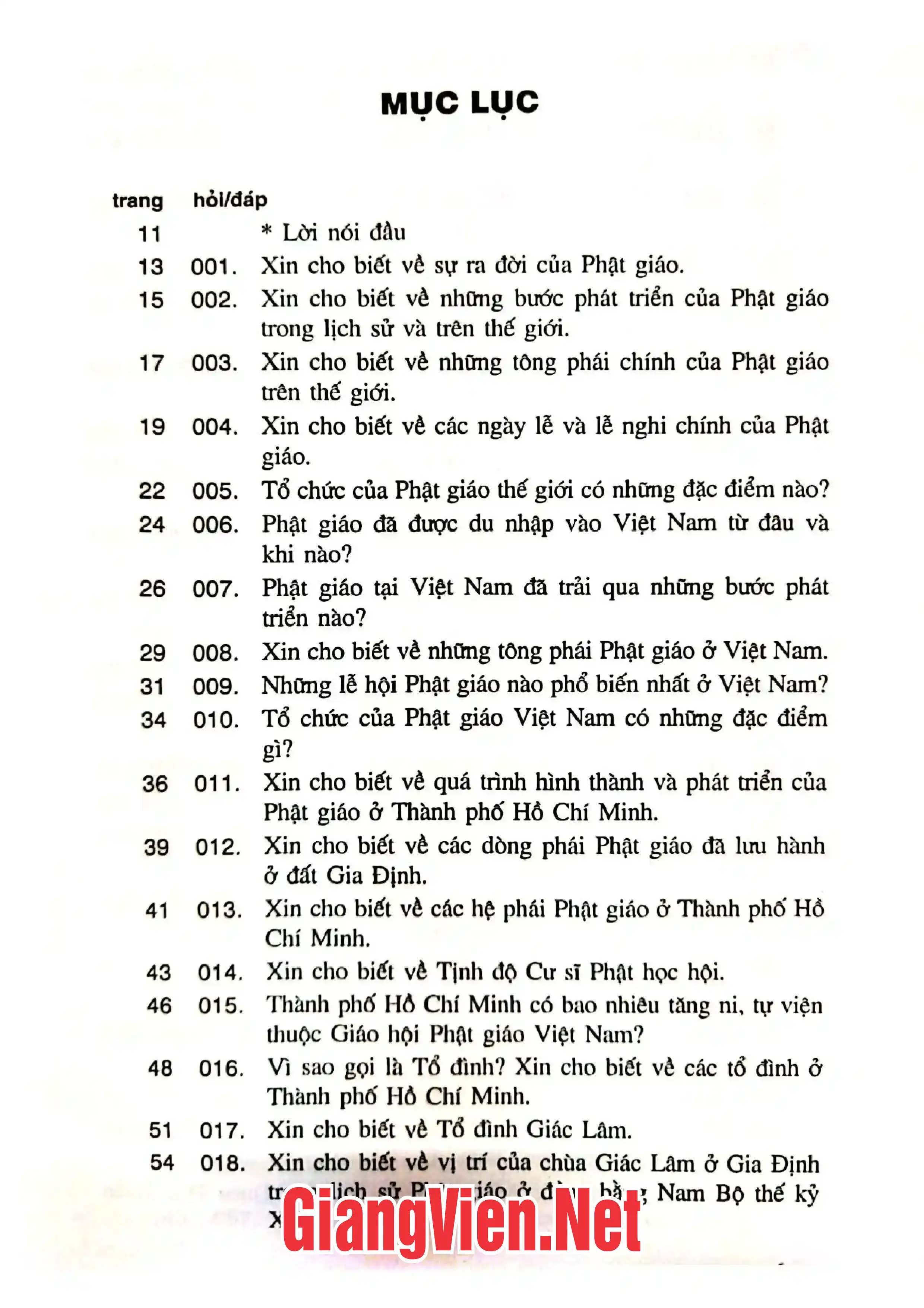 Ảnh minh họa nội dung cuốn sách: Một trăm câu hỏi đáp về Phật giáo ở thành phố Hồ Chí Minh