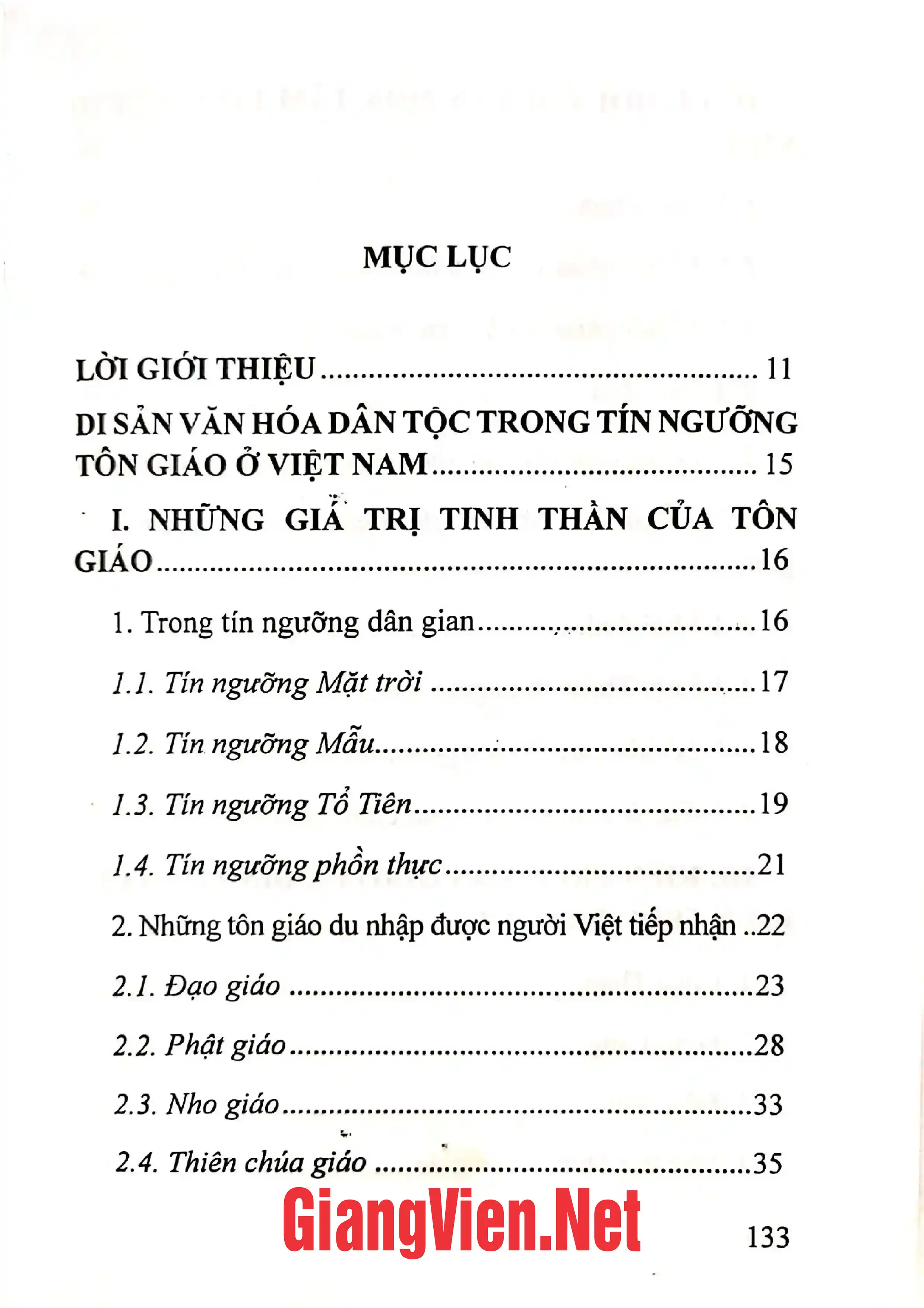 Ảnh minh họa nội dung cuốn sách: Di sản văn hóa dân tộc trong tín ngưỡng tôn giáo ở Việt Nam