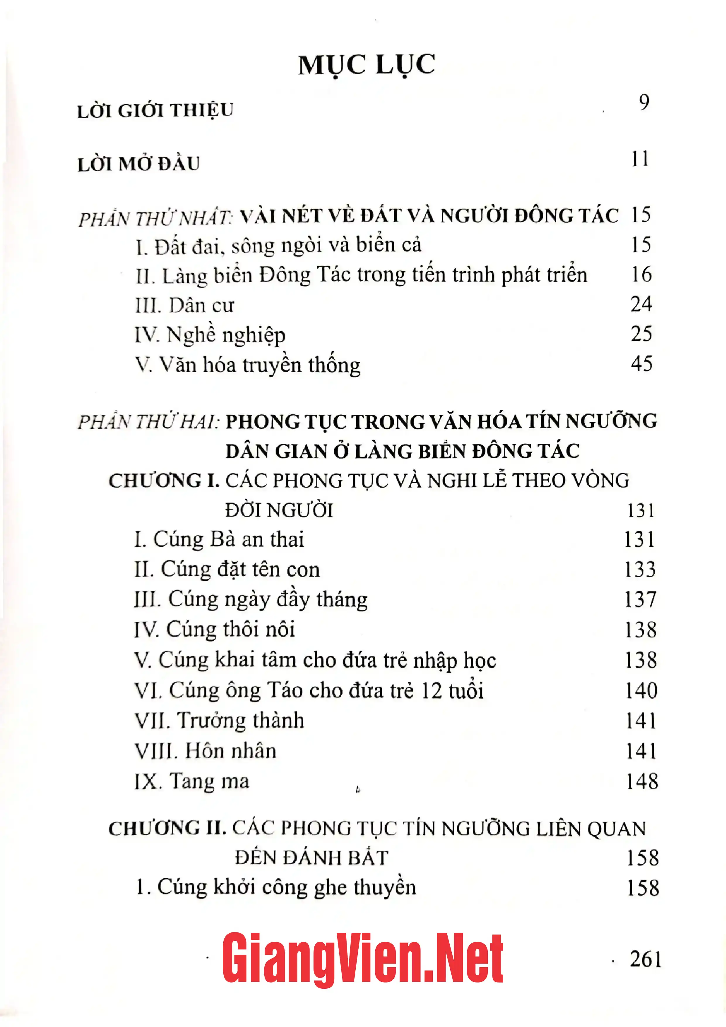 Ảnh minh họa nội dung cuốn sách: Phong tục- Tín ngưỡng dân gian làng biển ĐôngTác