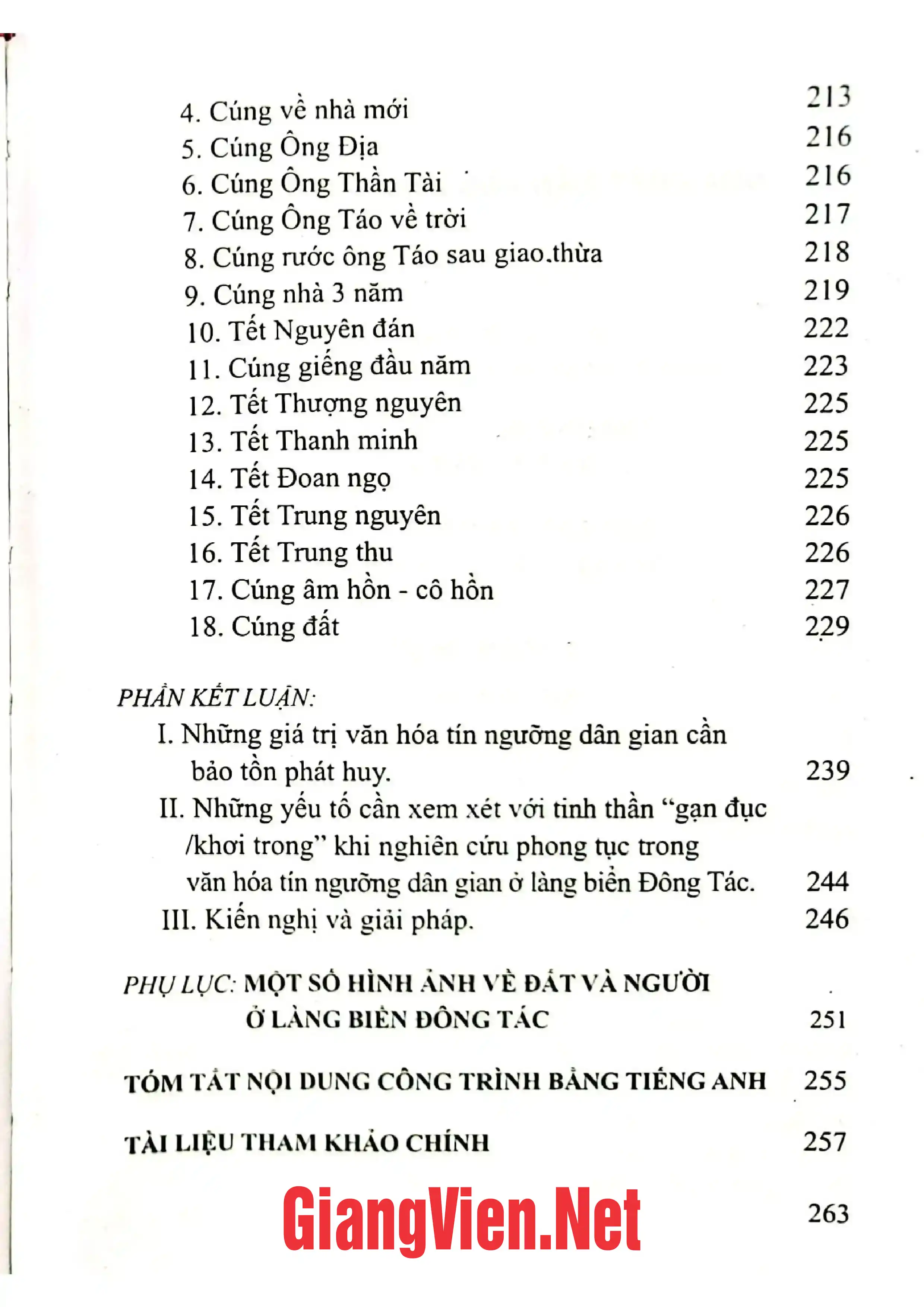 Ảnh minh họa nội dung cuốn sách: Phong tục- Tín ngưỡng dân gian làng biển ĐôngTác