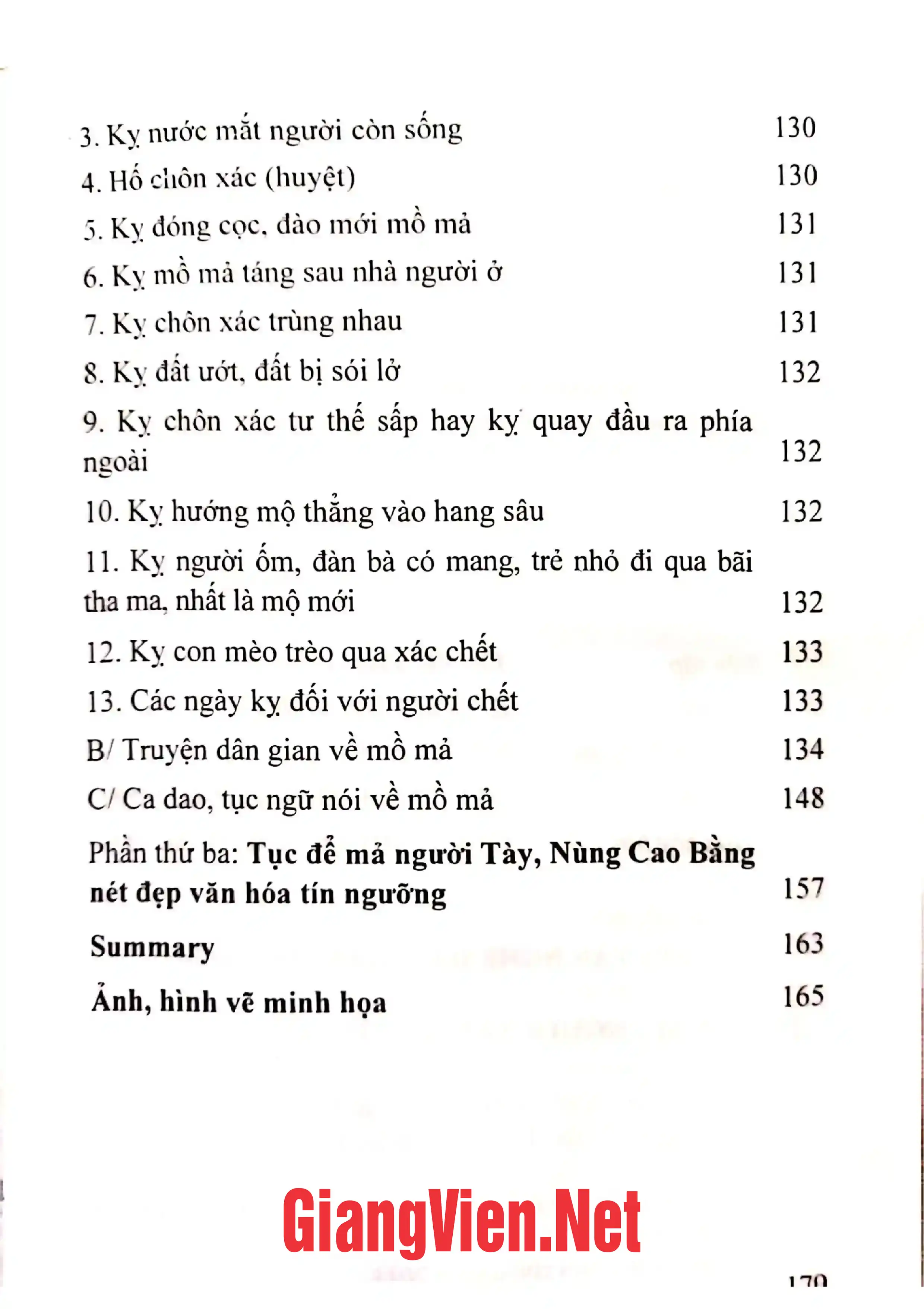 Ảnh minh họa nội dung cuốn sách: Tục để mả của người Tày, Nùng Cao Bằng