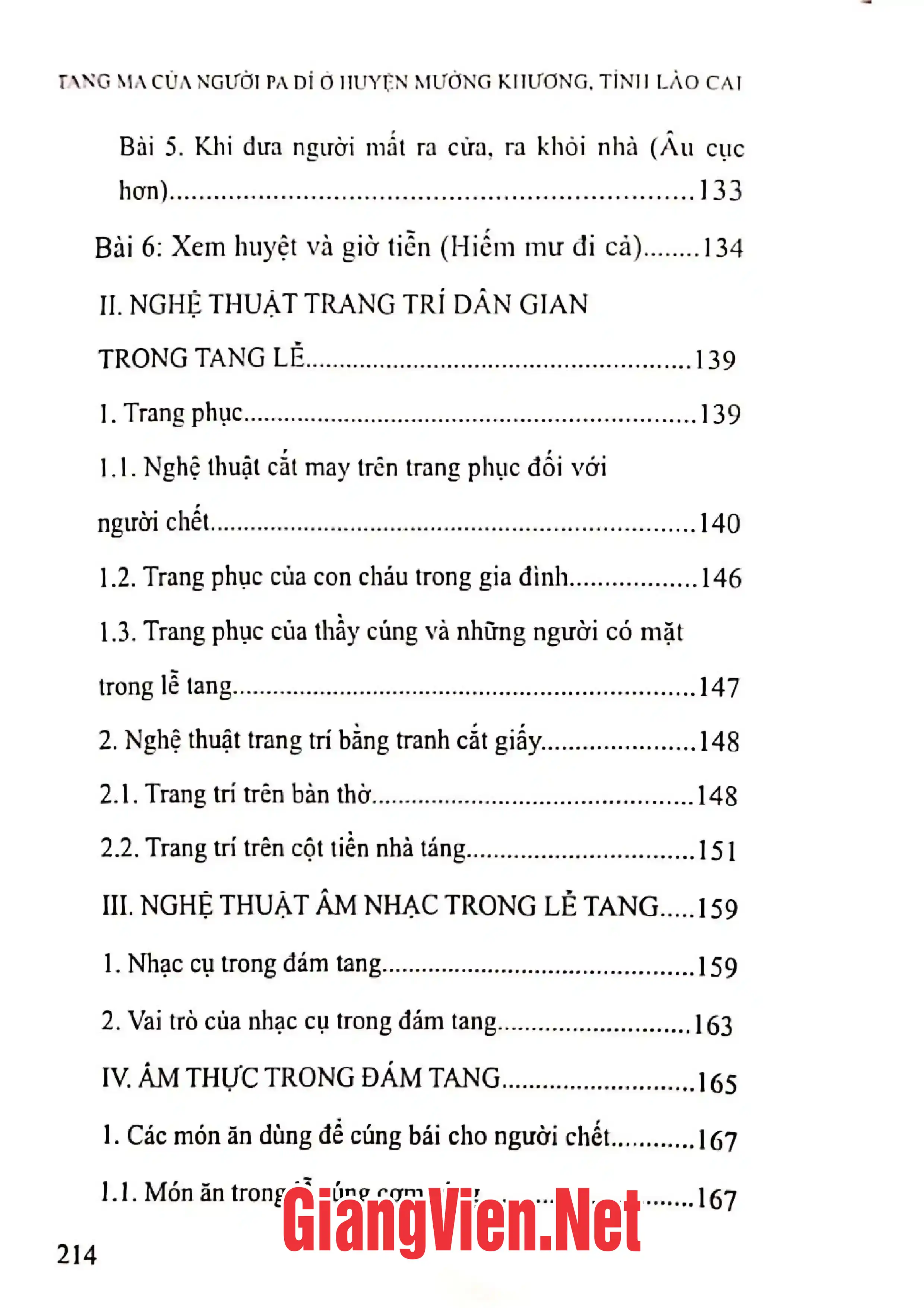 Ảnh minh họa nội dung cuốn sách: Tang ma của người Pa Dí ở huyện Mường Khương, tỉnh Lào Cai.