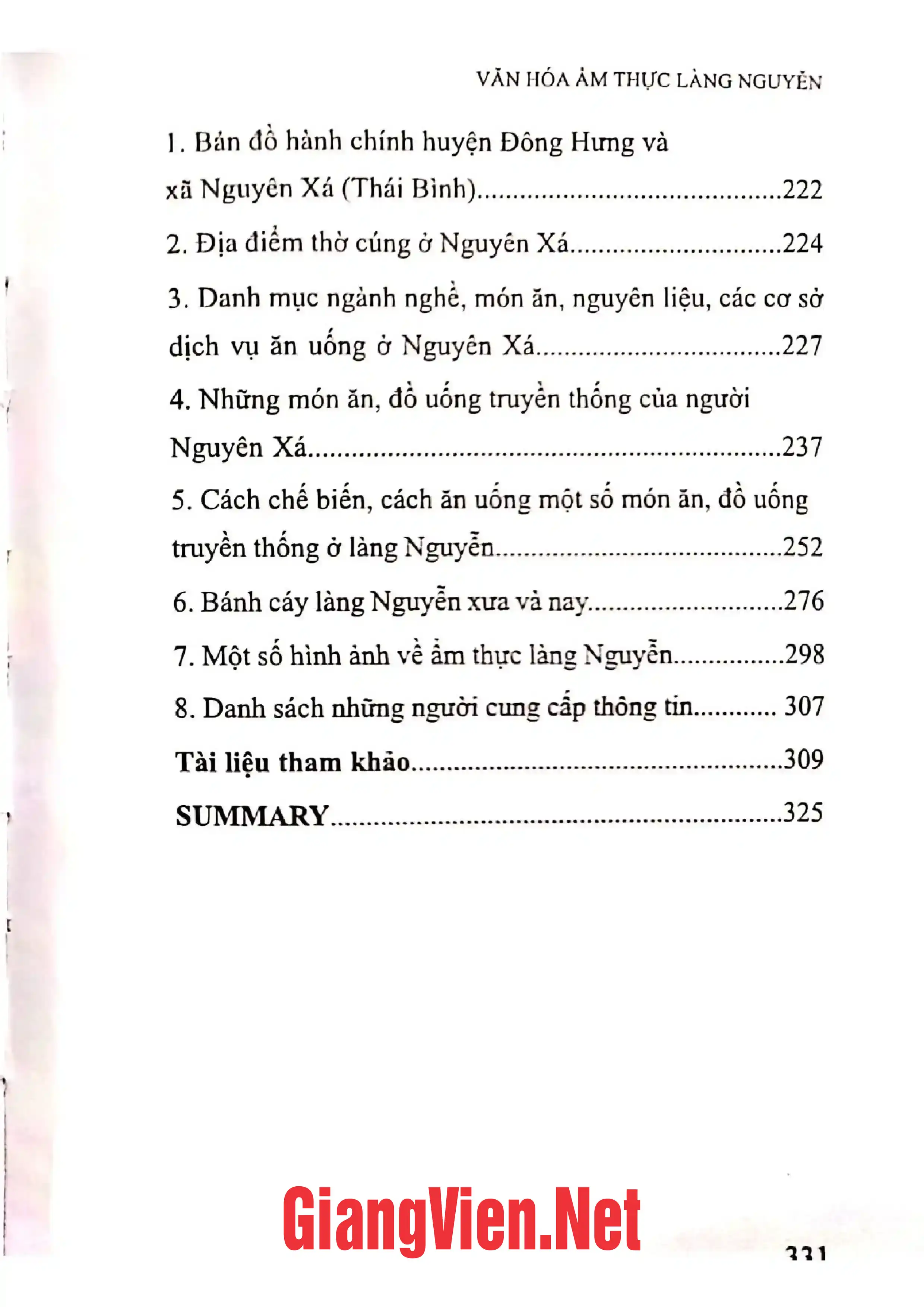 Ảnh minh họa nội dung cuốn sách: Văn hóa ẩm thực làng Nguyễn