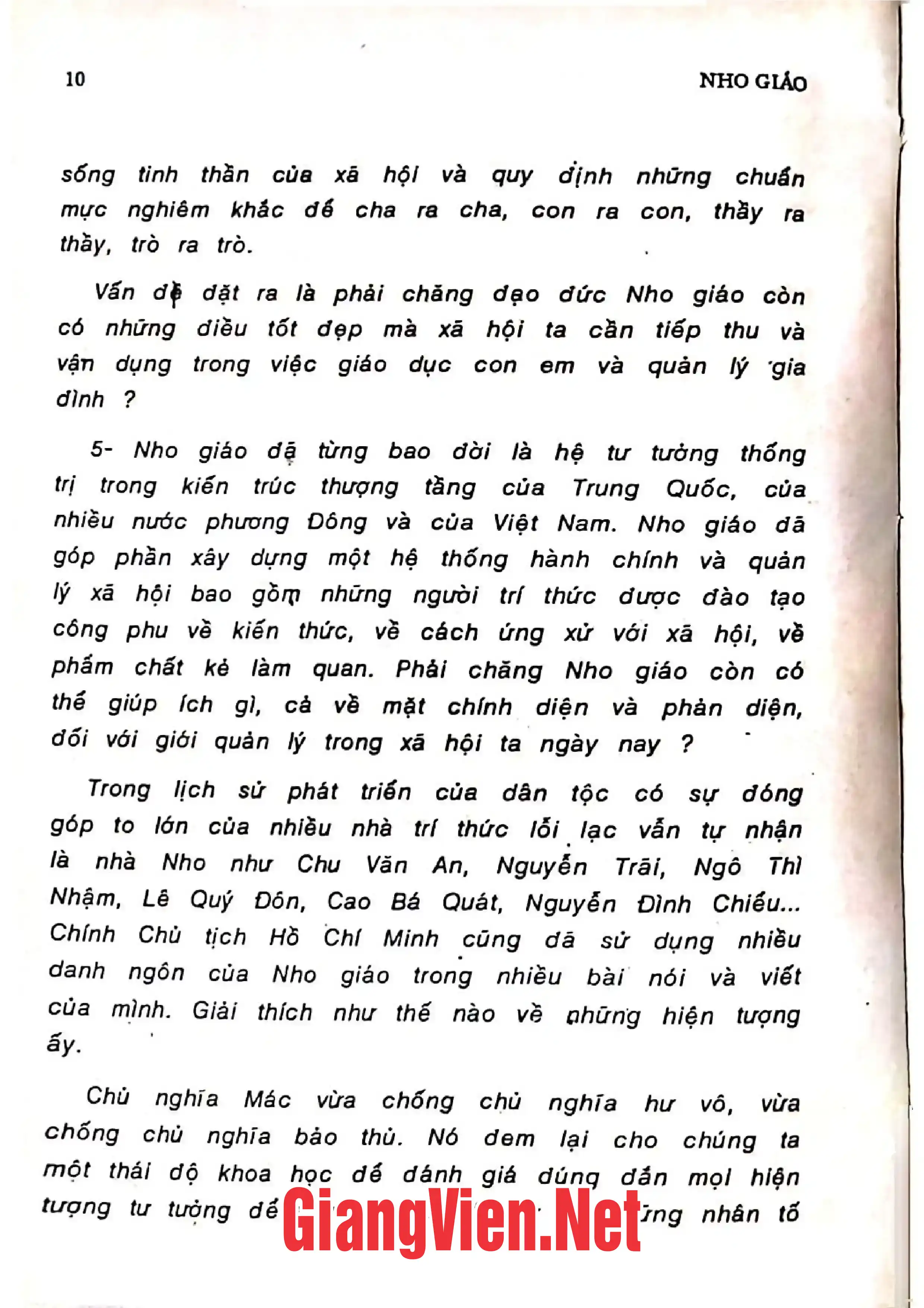 Ảnh minh họa nội dung cuốn sách: Đại học Trung dung Nho giáo, Triết học phương Đông