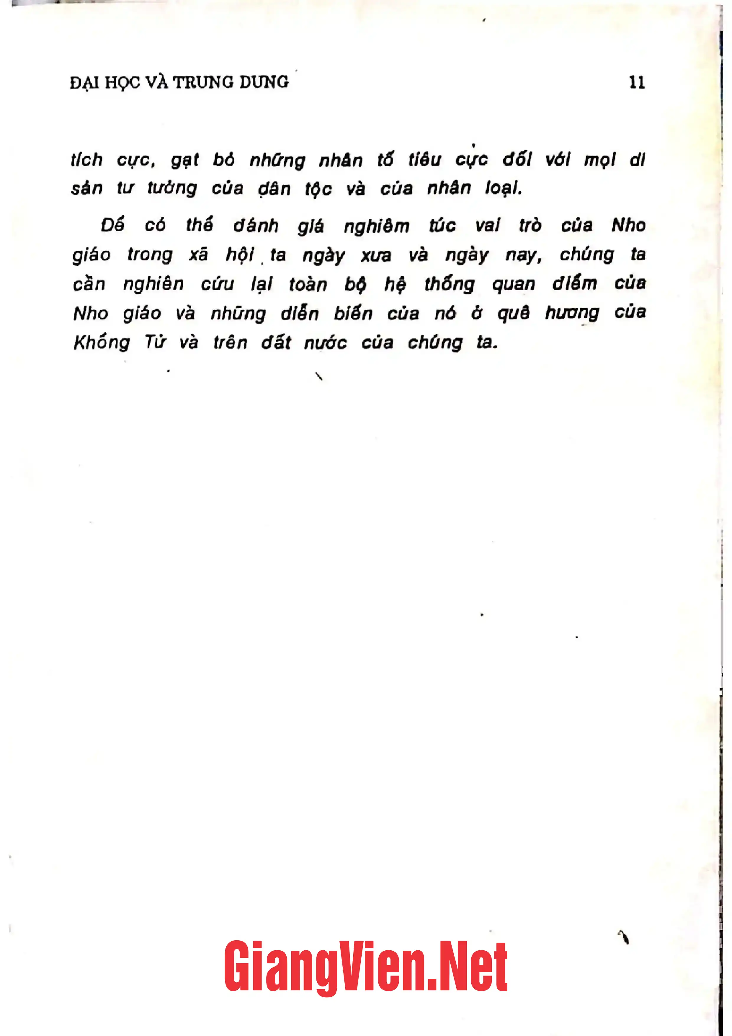 Ảnh minh họa nội dung cuốn sách: Đại học Trung dung Nho giáo, Triết học phương Đông