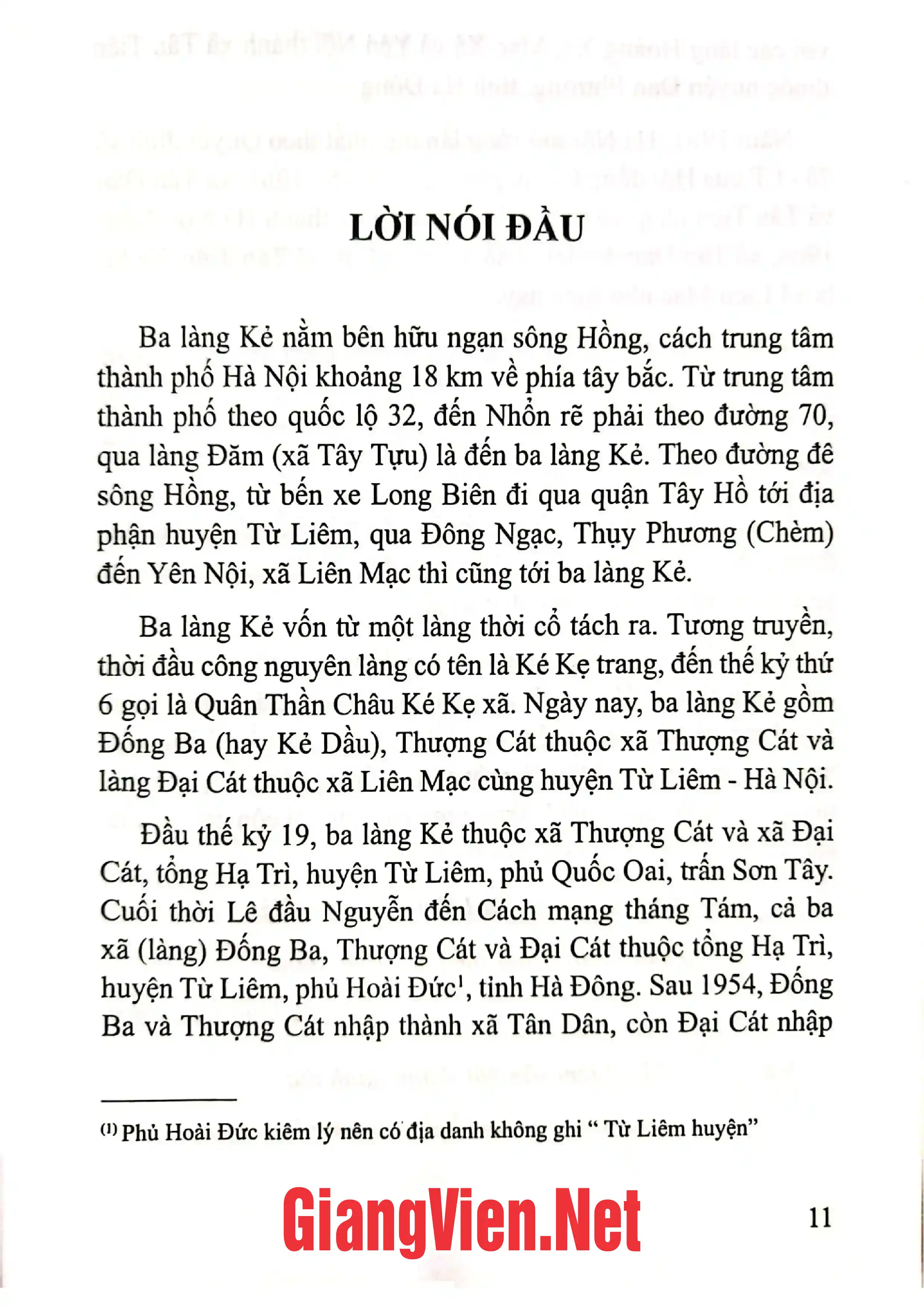 Ảnh minh họa nội dung cuốn sách: Hội ba làng Kẻ