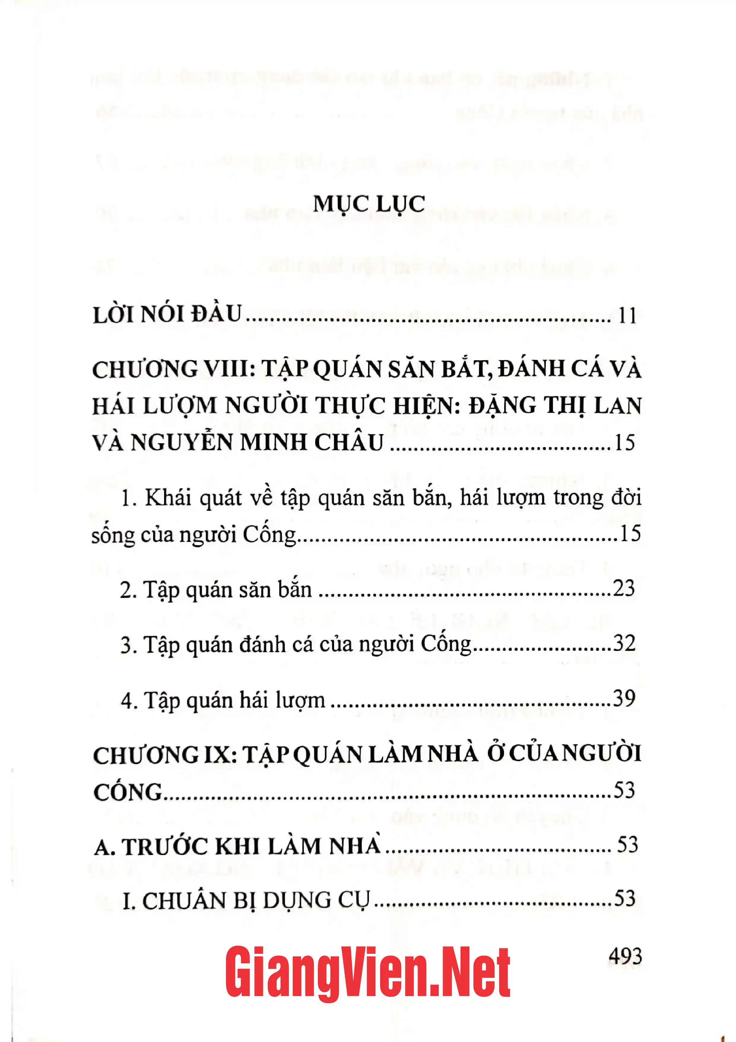 Ảnh minh họa nội dung cuốn sách: Văn hóa dân gian người Cống tỉnh Điện Biên Quyển 2