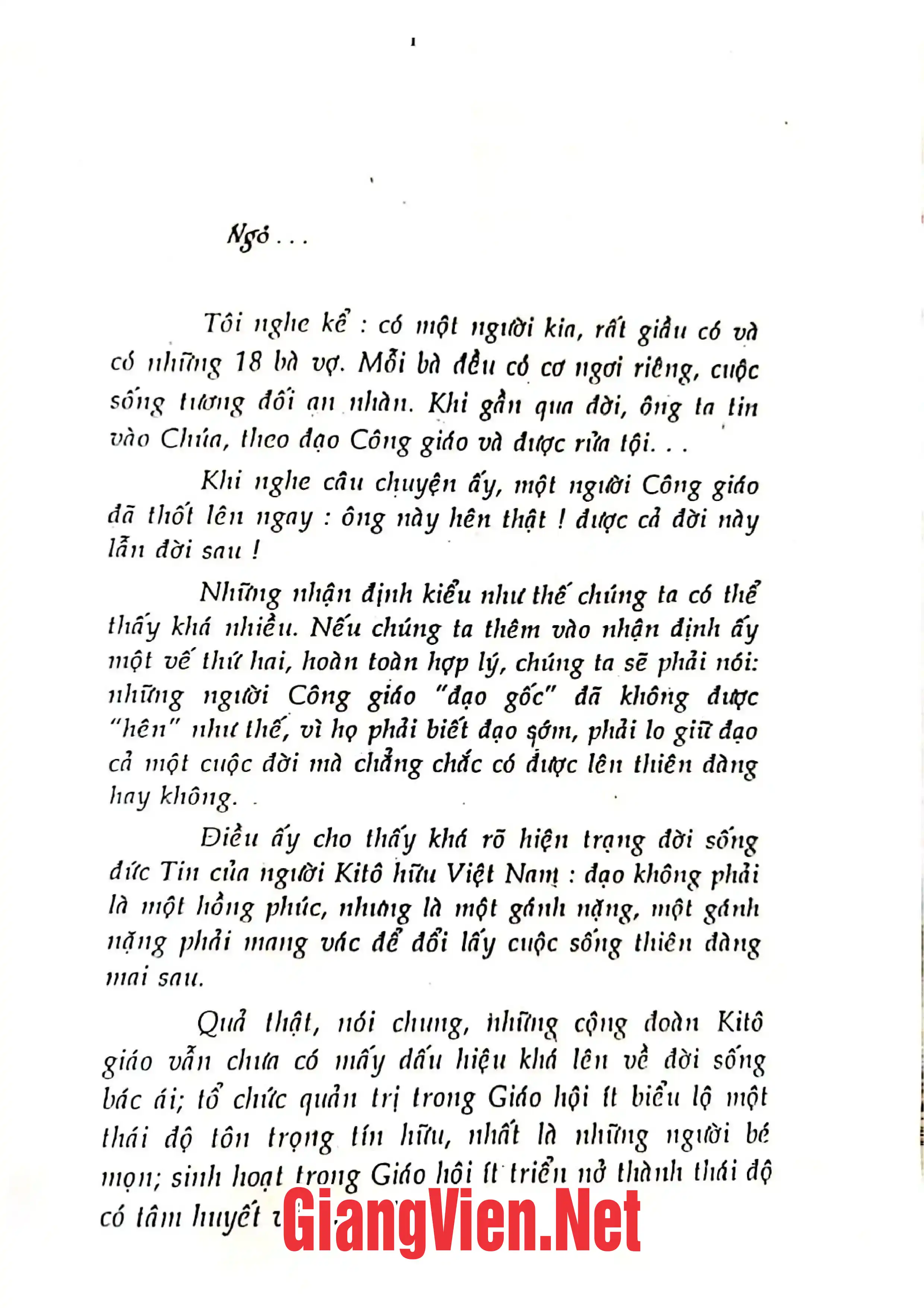 Ảnh minh họa nội dung cuốn sách: Những căn bệnh trầm kha trong đời sống đức tin Công giáo tại Việt Nam