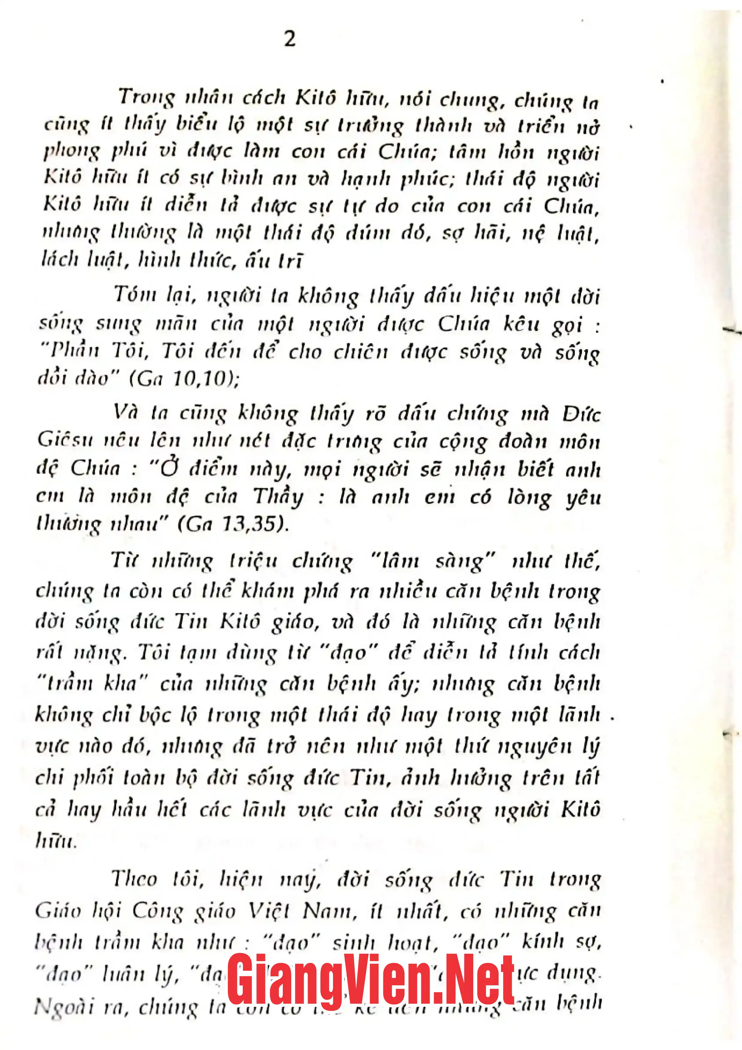 Ảnh minh họa nội dung cuốn sách: Những căn bệnh trầm kha trong đời sống đức tin Công giáo tại Việt Nam