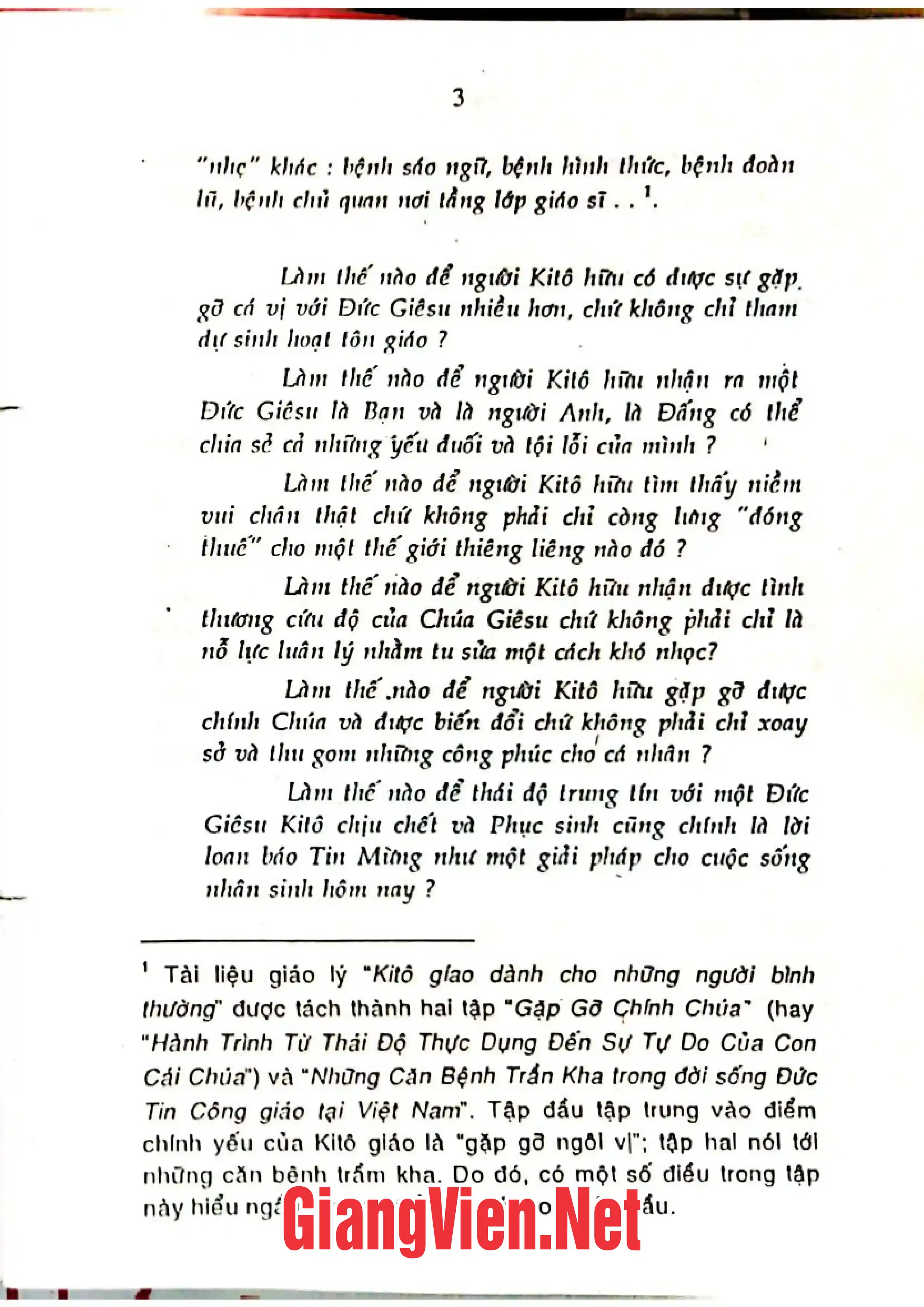 Ảnh minh họa nội dung cuốn sách: Những căn bệnh trầm kha trong đời sống đức tin Công giáo tại Việt Nam