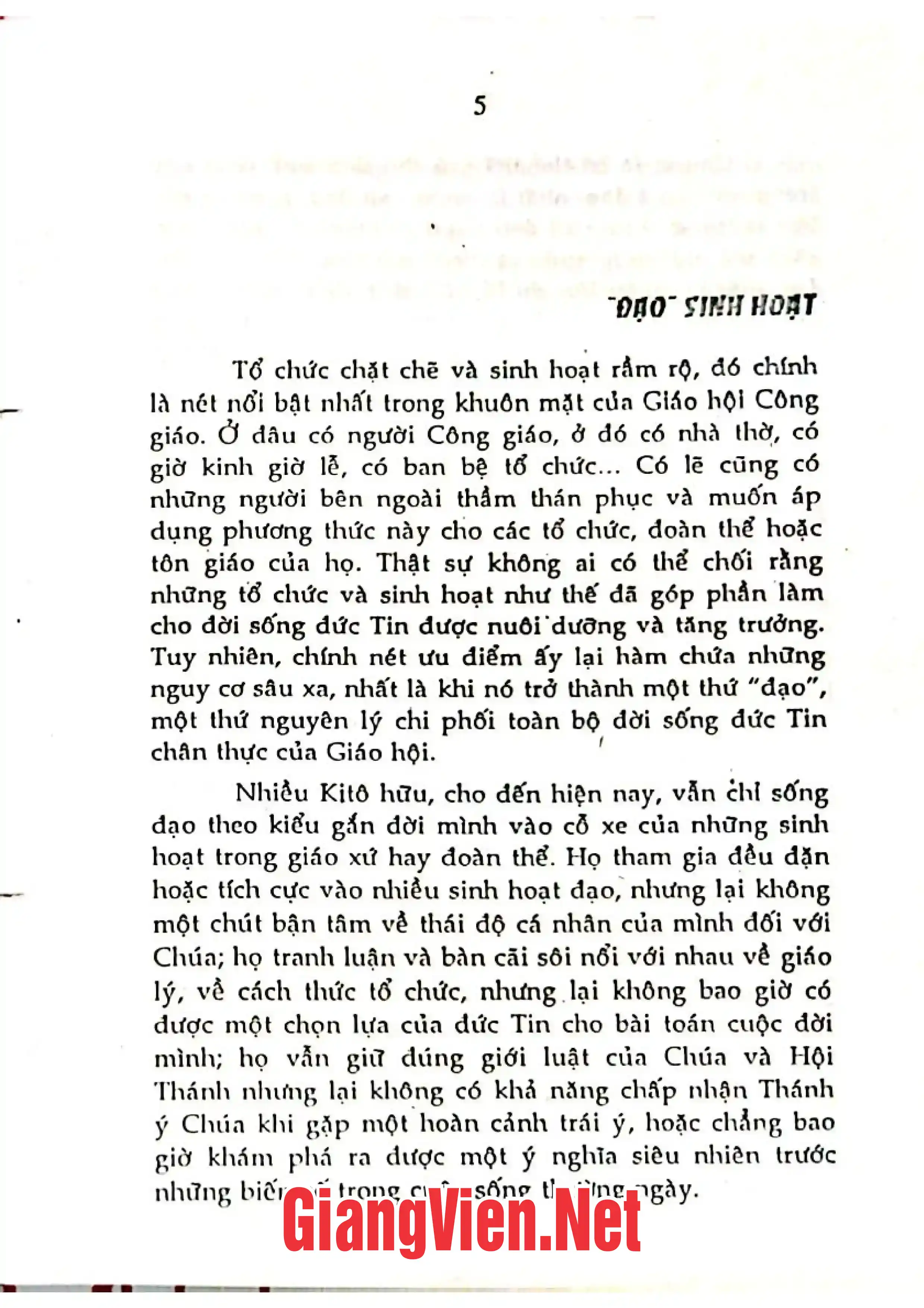 Ảnh minh họa nội dung cuốn sách: Những căn bệnh trầm kha trong đời sống đức tin Công giáo tại Việt Nam