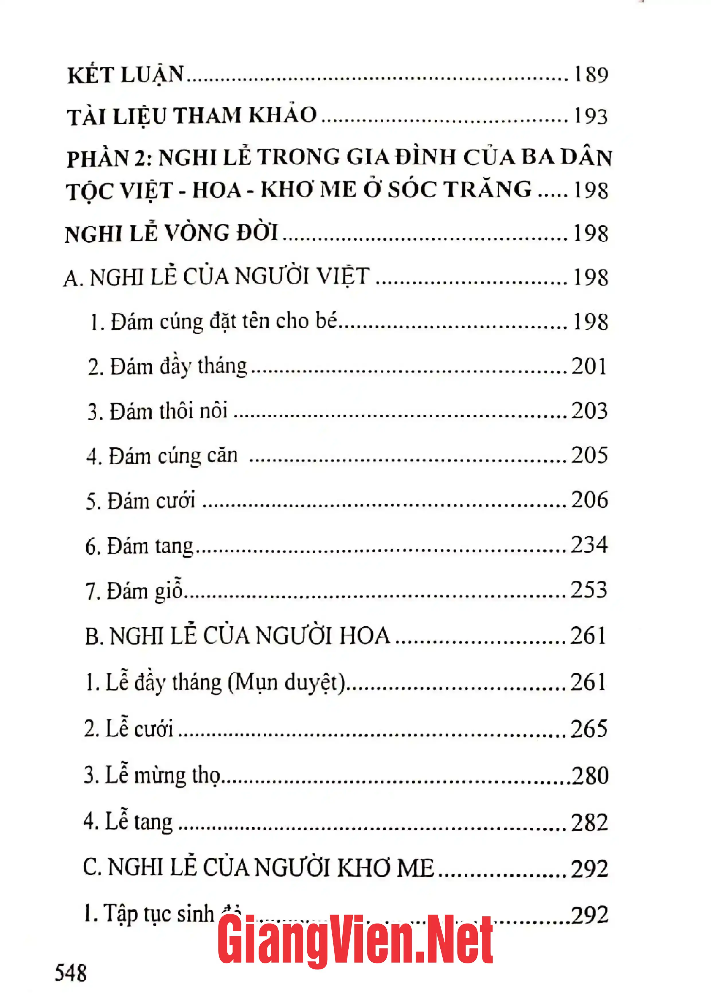 Ảnh minh họa nội dung cuốn sách: Nghi lễ trong gia đình ở Sóc Trăng