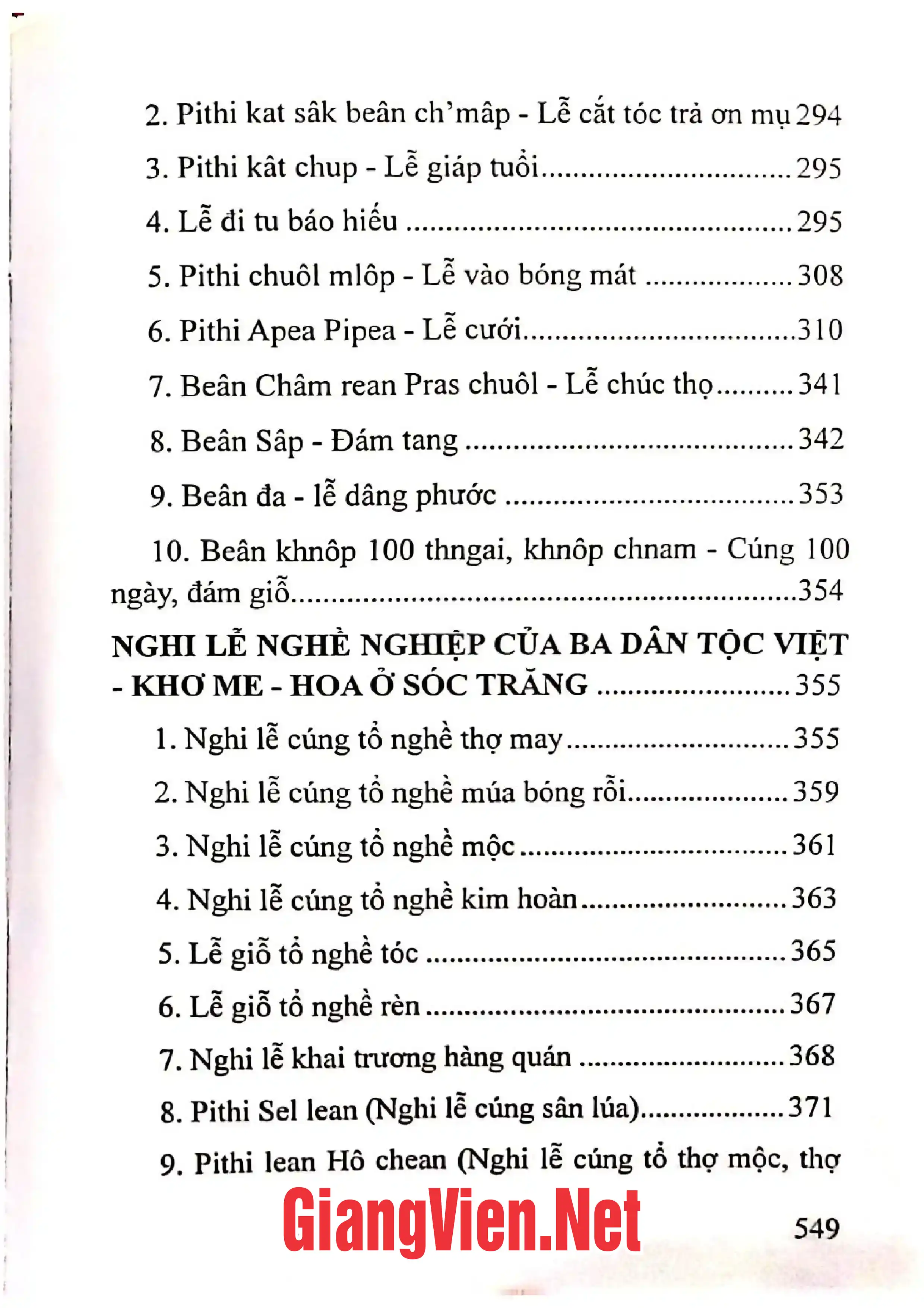 Ảnh minh họa nội dung cuốn sách: Nghi lễ trong gia đình ở Sóc Trăng
