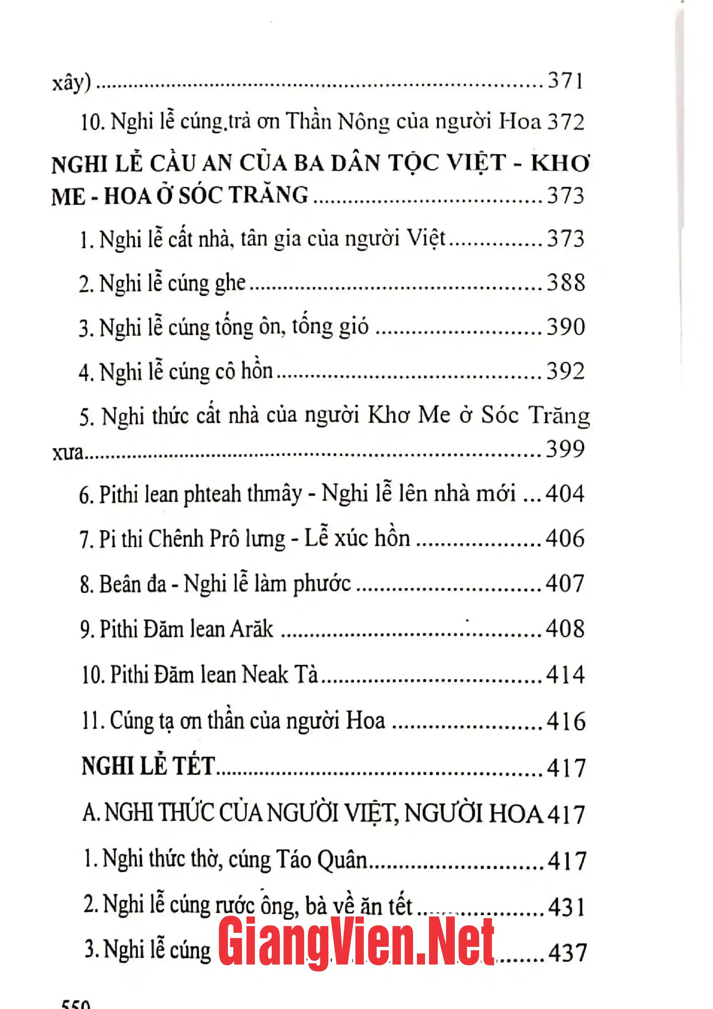 Ảnh minh họa nội dung cuốn sách: Nghi lễ trong gia đình ở Sóc Trăng