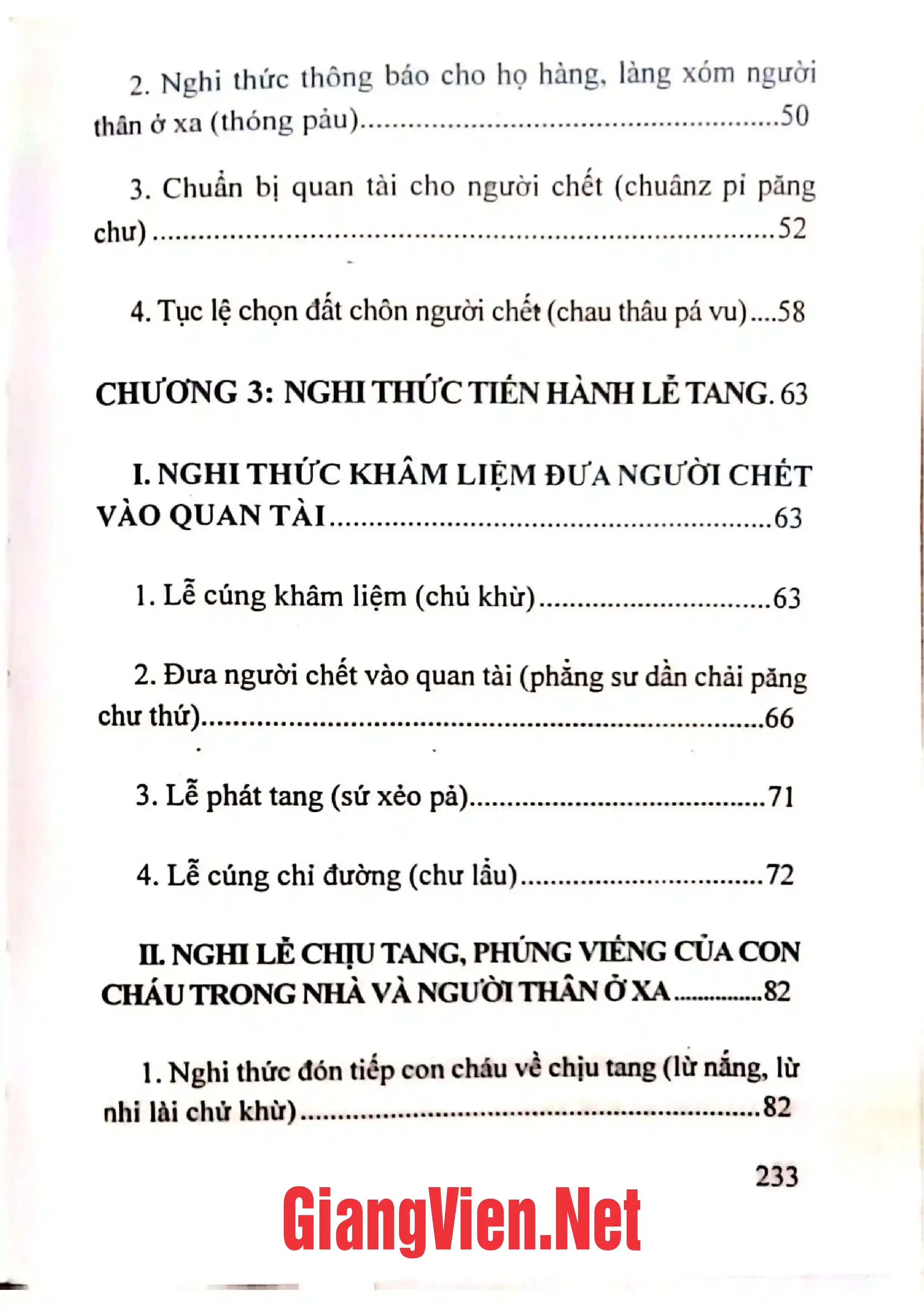 Ảnh minh họa nội dung cuốn sách: Lễ tang của người Phù Lá ở huyện Bắc Hà tỉnh Lào Cai