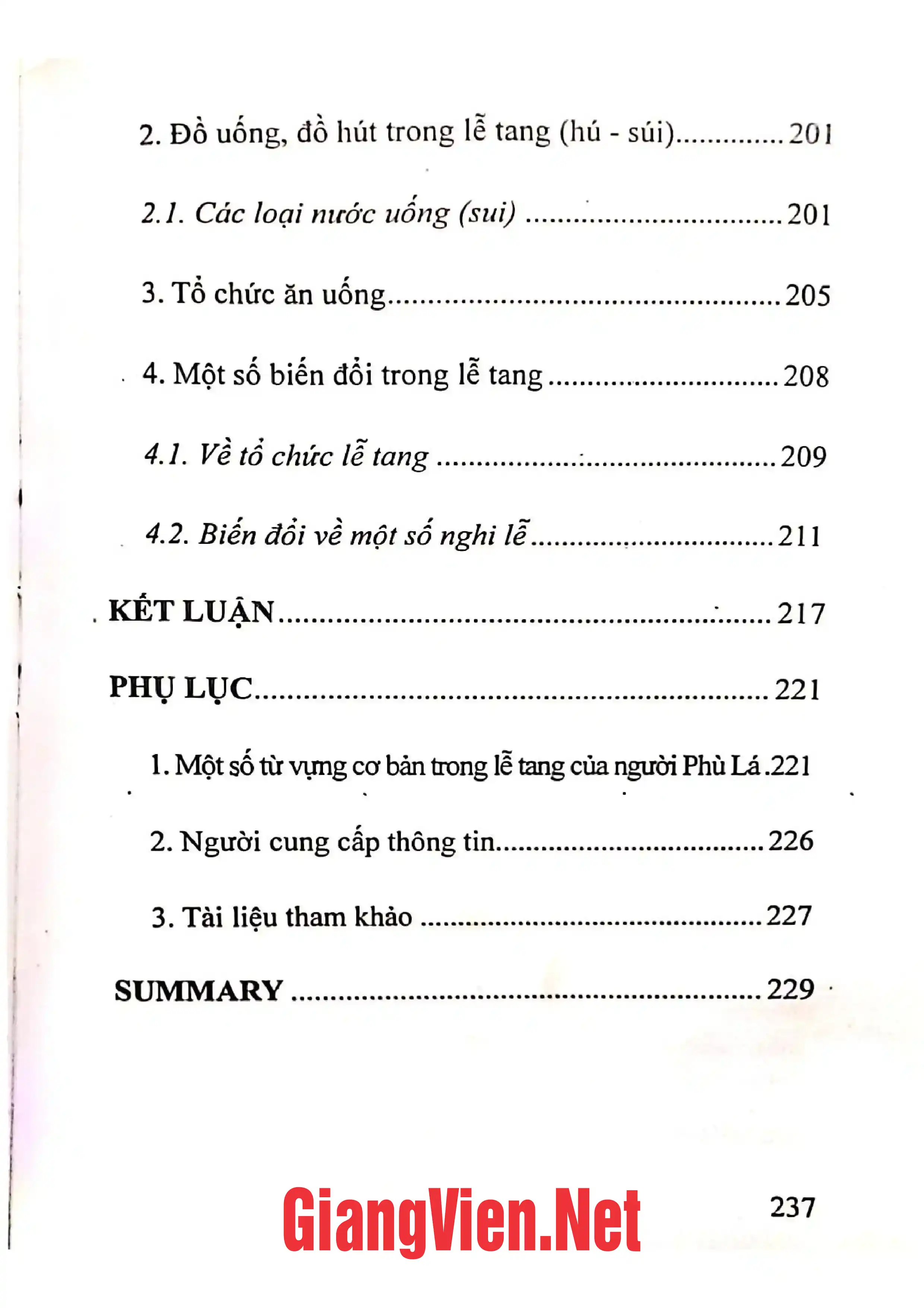 Ảnh minh họa nội dung cuốn sách: Lễ tang của người Phù Lá ở huyện Bắc Hà tỉnh Lào Cai