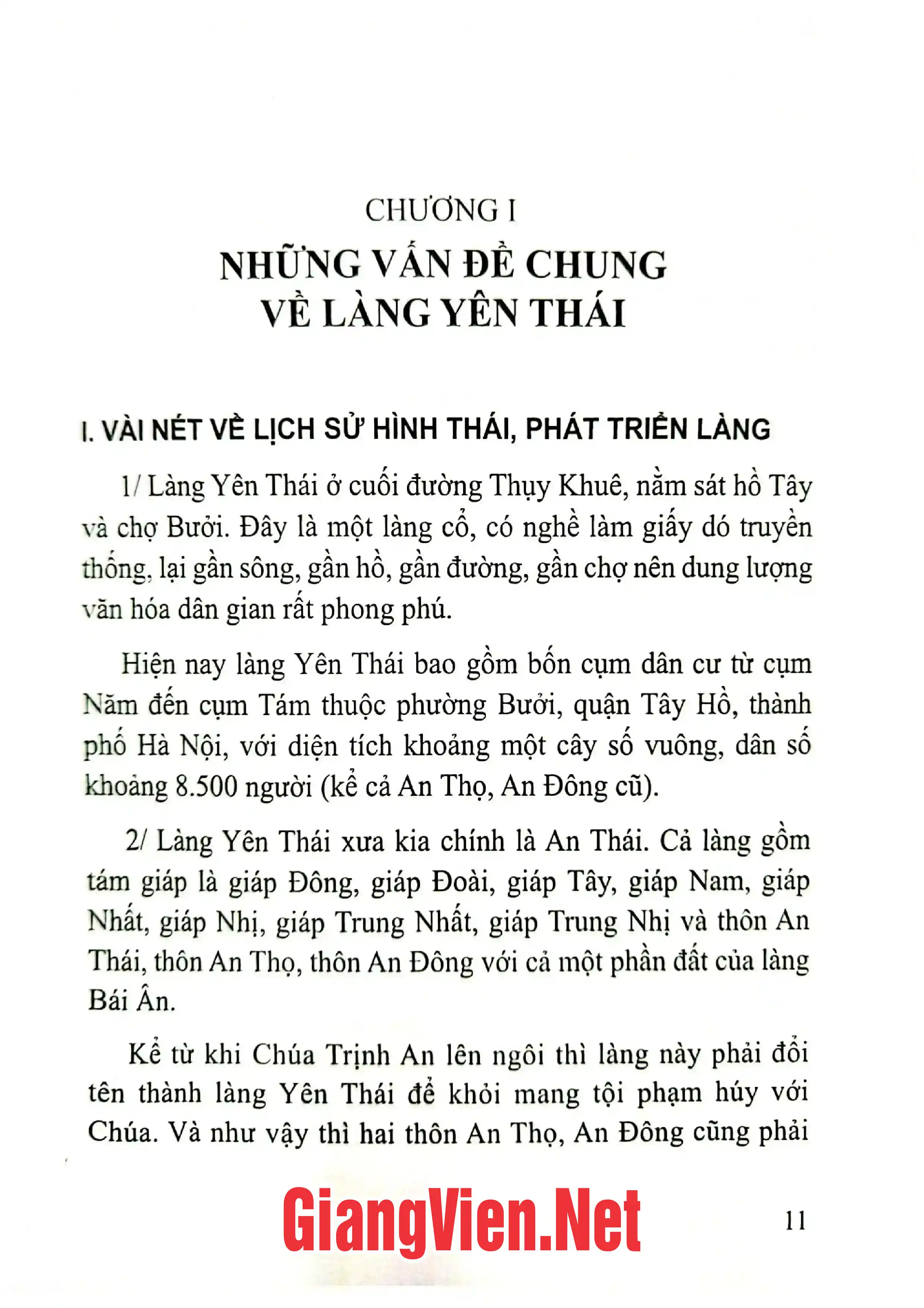 Ảnh minh họa nội dung cuốn sách: Tìm hiểu văn hóa dân gian làng Yên Thái Tây Hồ - Hà Nội