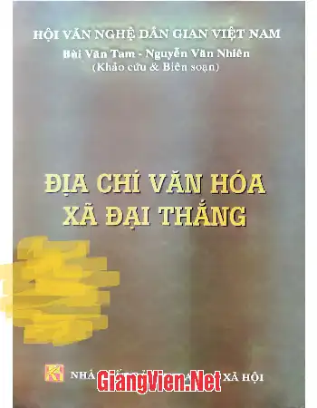 Địa chỉ văn hóa xã Đại Thắng