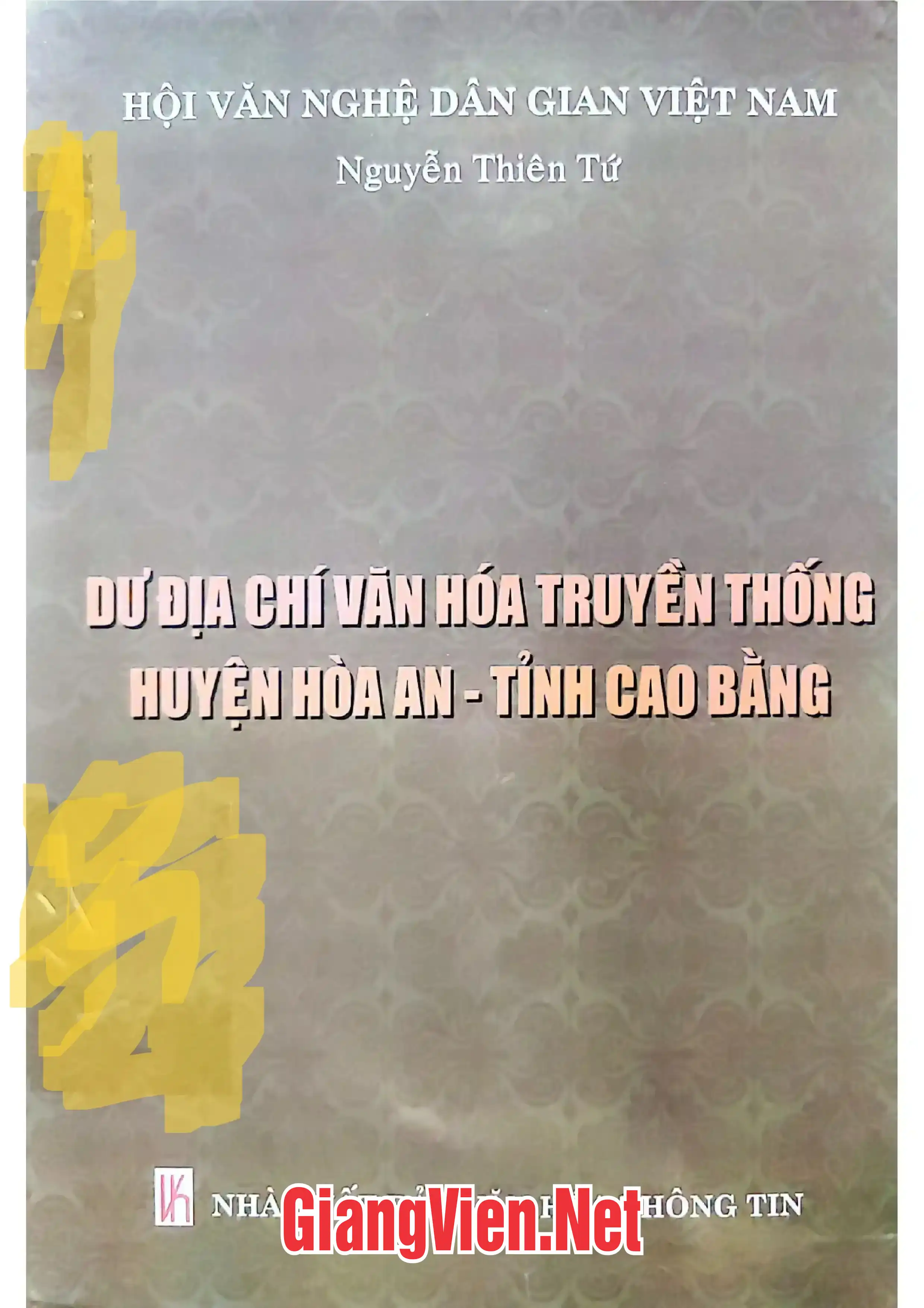 Dư địa chí văn hóa truyền thống huyện Hòa An- tỉnh Cao Bằng