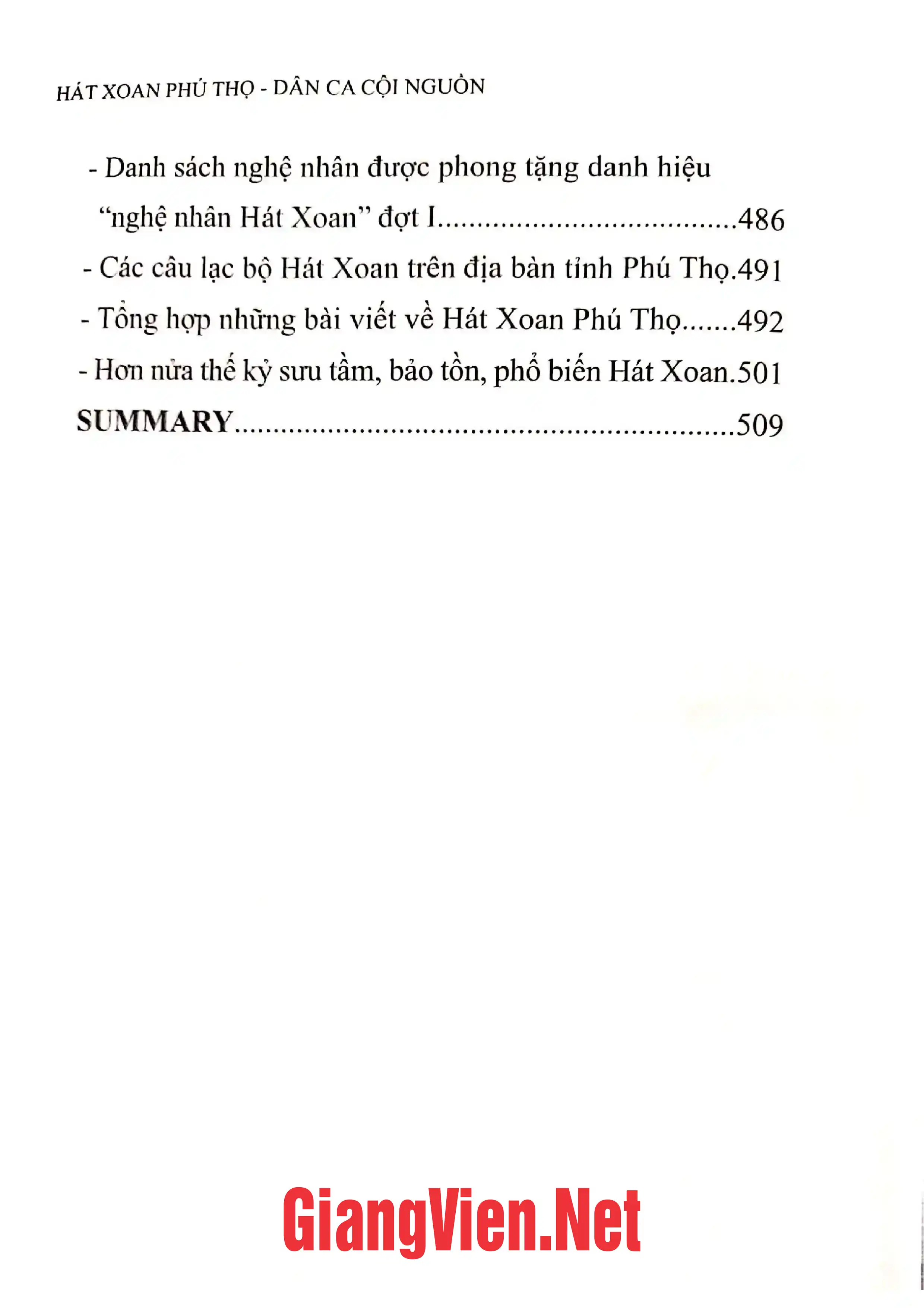 Ảnh minh họa nội dung cuốn sách: Hát Xoan Phú Thọ dân ca cội nguồn