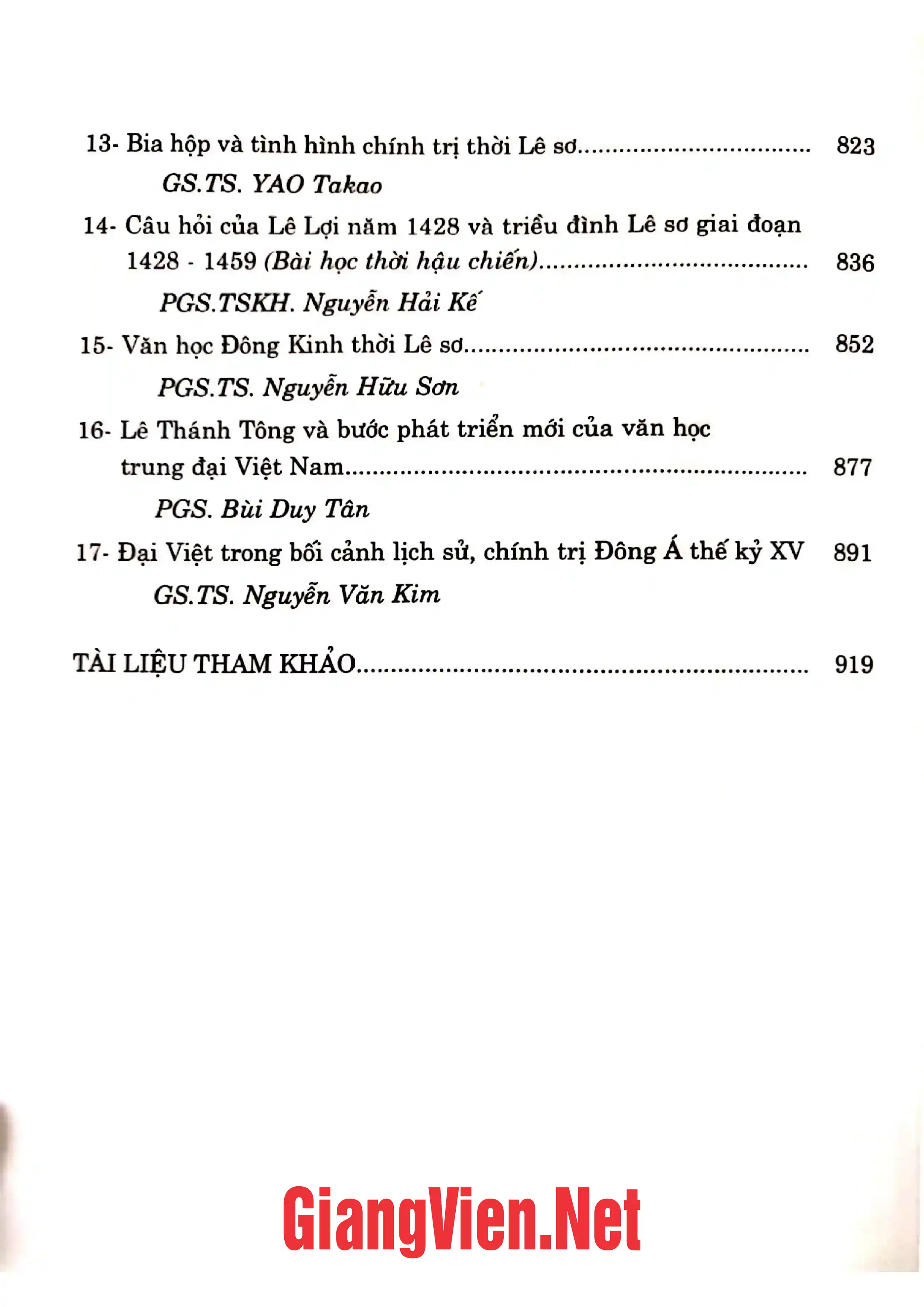 Ảnh minh họa nội dung cuốn sách: Vương Triều Lê 1428 - 1527