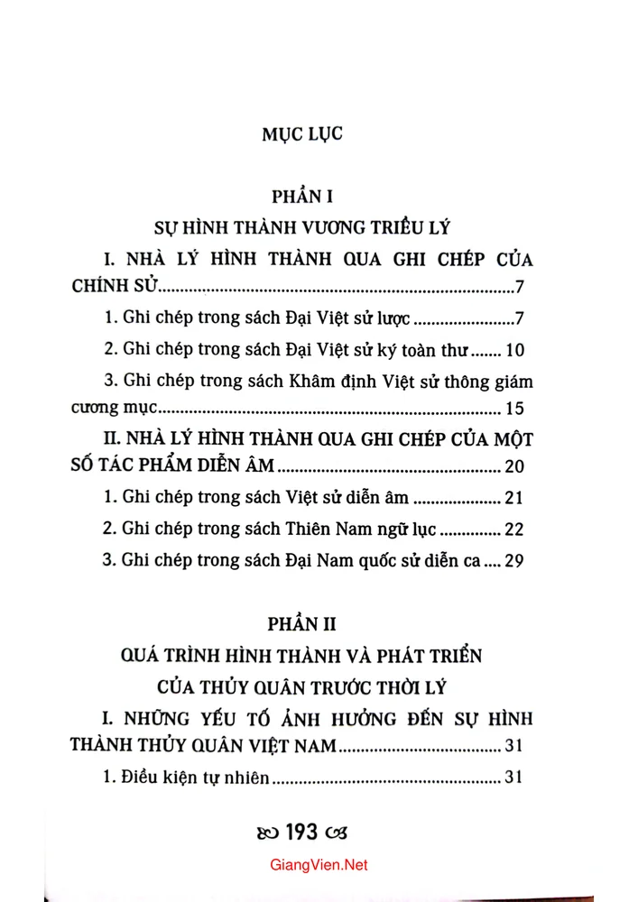 Trang 1 - Ảnh minh họa nội dung sách Vương triều Lý với việc xây dựng và sử dụng lực lượng thủy quân
