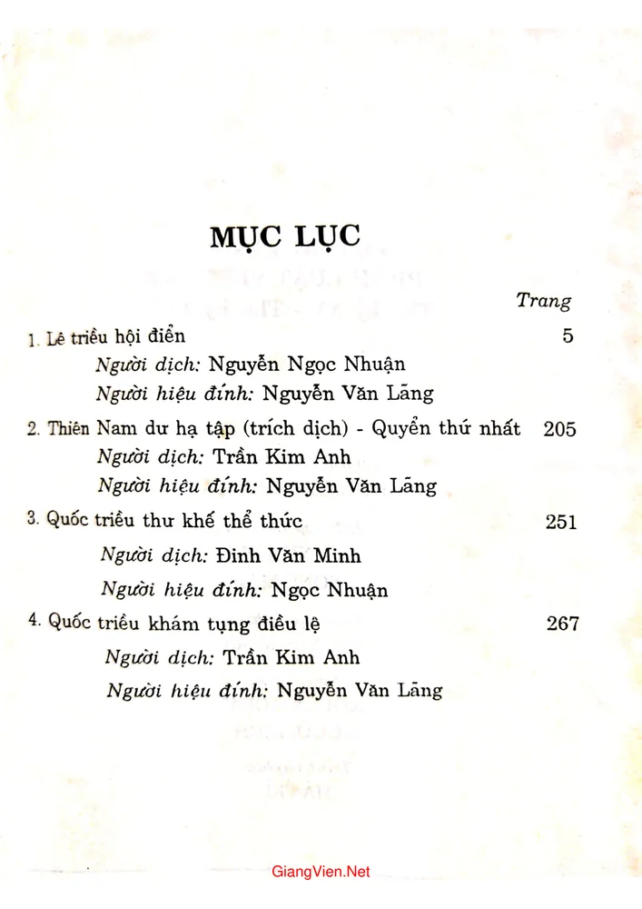 Trang 1 - Ảnh minh họa nội dung sách Một số văn bản pháp luật Việt Nam thế kỷ 15 đến thế kỷ 18