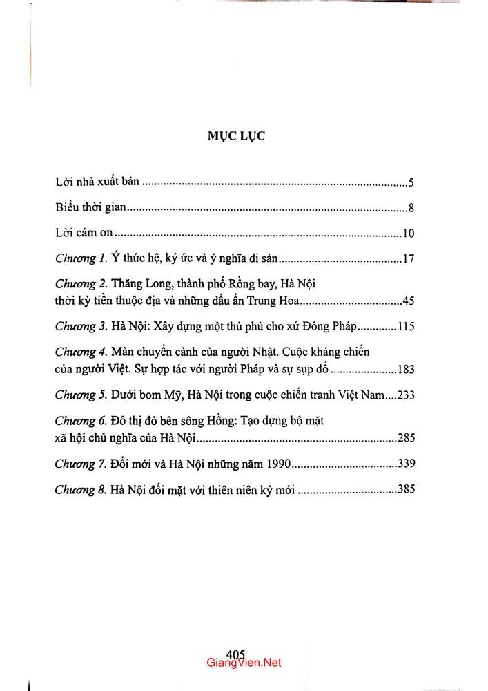 Trang 1 - Ảnh minh họa nội dung sách Hà Nội - Tiểu sử một đô thị