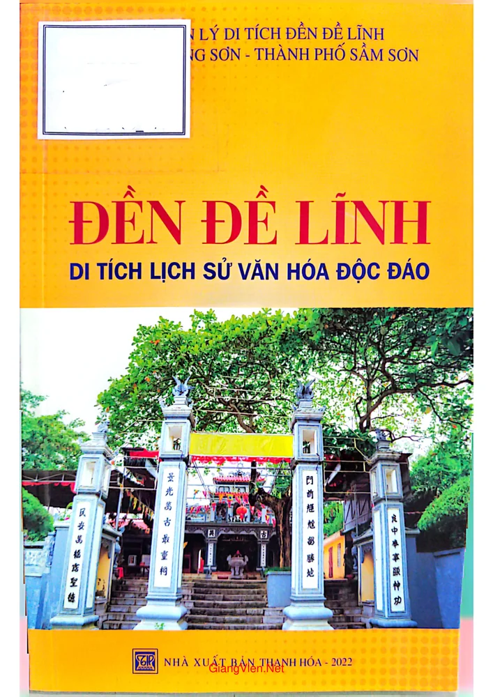 Đền Đề Lĩnh di tích lịch sử văn hóa độc đáo