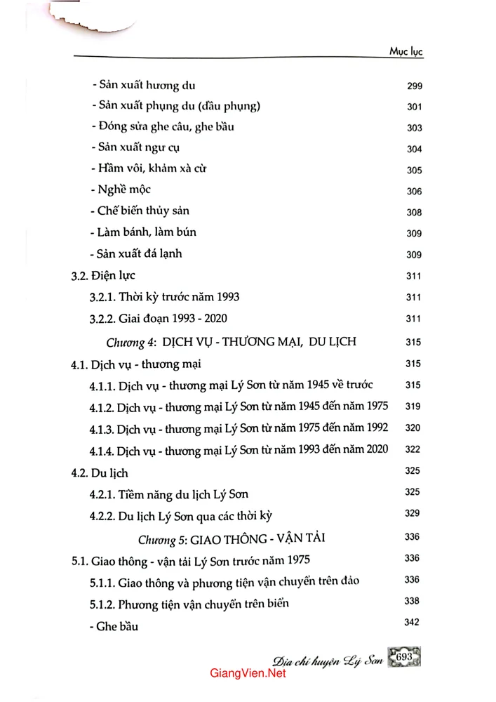 Trang 9 - Ảnh minh họa nội dung sách Địa chí huyện Lý Sơn