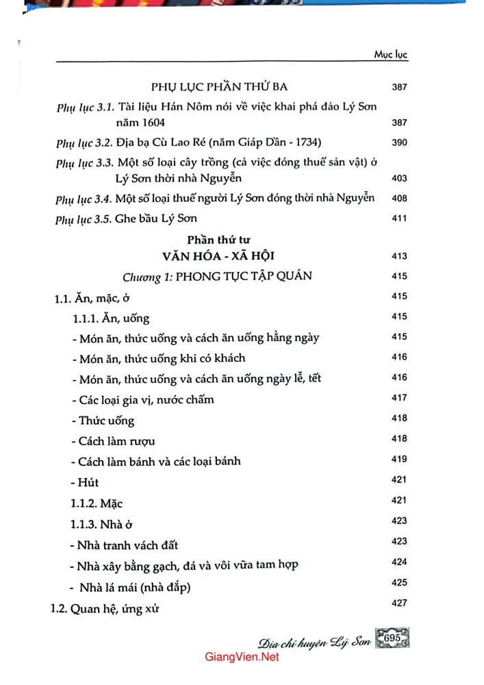 Trang 11 - Ảnh minh họa nội dung sách Địa chí huyện Lý Sơn