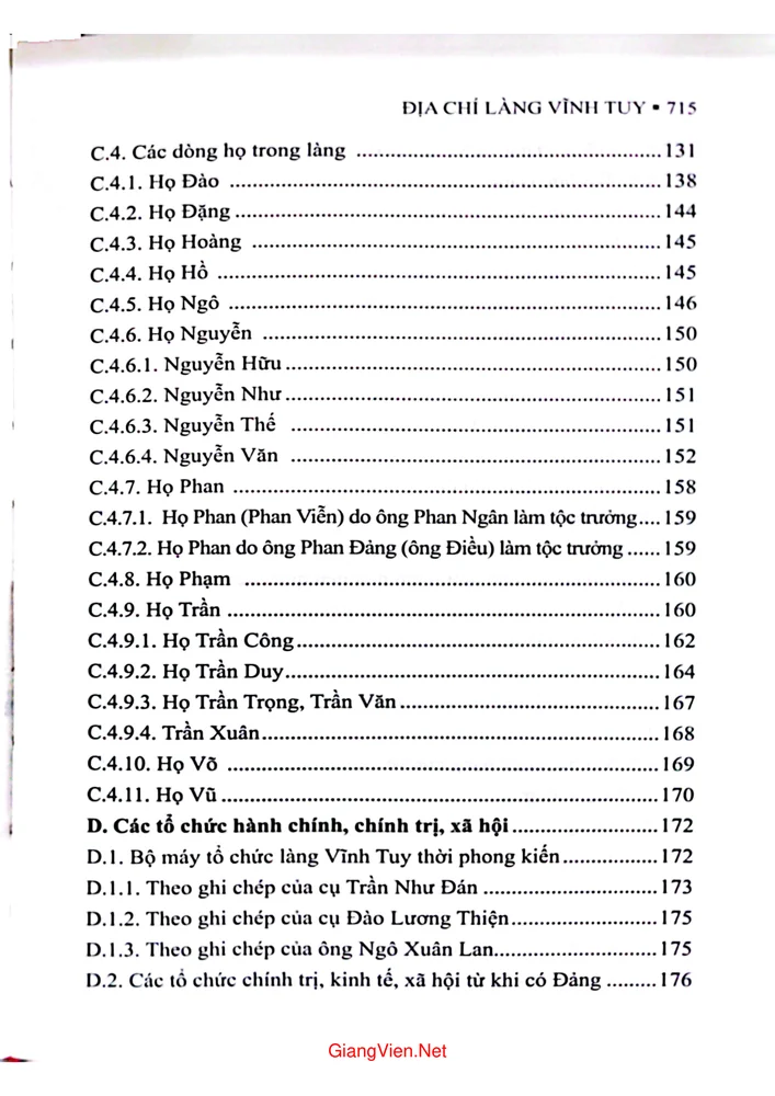 Trang 4 - Ảnh minh họa nội dung sách Địa chí làng Vĩnh Tuy