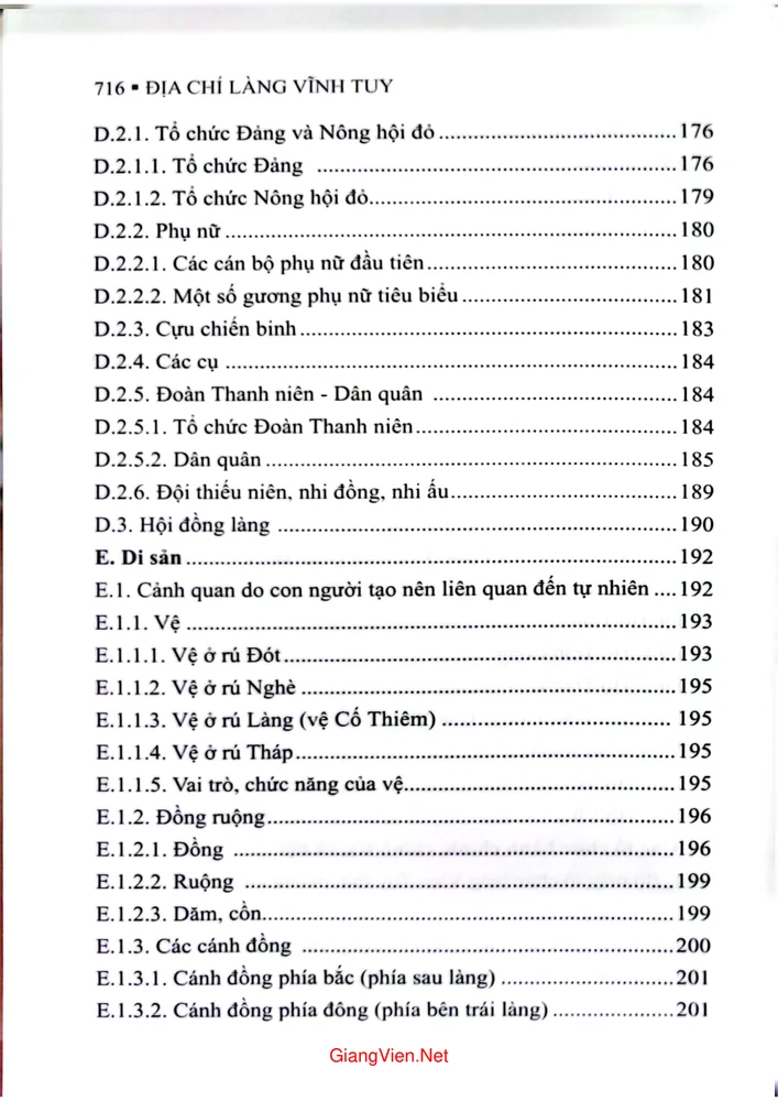 Trang 5 - Ảnh minh họa nội dung sách Địa chí làng Vĩnh Tuy