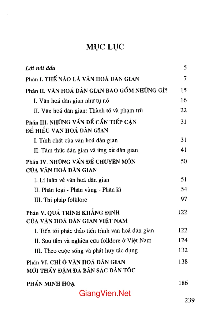 Trang 3 - Ảnh minh họa nội dung sách Giáo trình Văn hóa dân gian - Vũ Ngọc Khánh