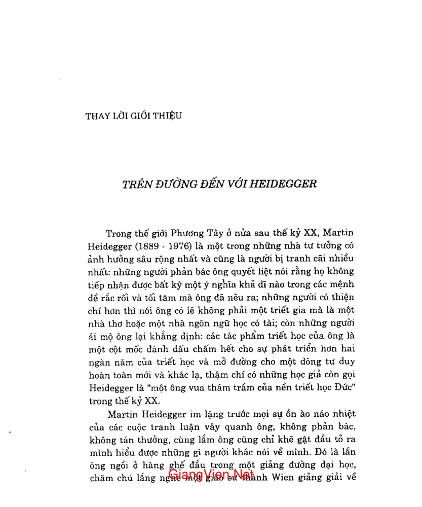 Trang 1 - Ảnh minh họa nội dung sách Tác phẩm triết học Martin Heidegger Siêu hình học là gì Thư về nhân bản chủ nghĩa. Triết lý là gì Trên đường đến với ngôn ngữ