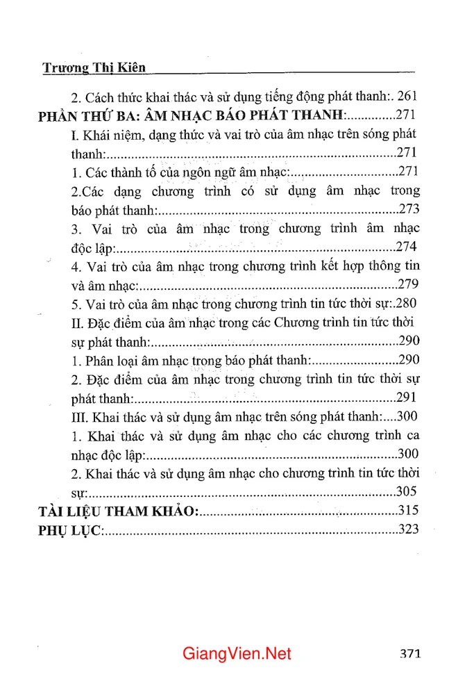 Trang 4 - Ảnh minh họa nội dung sách Ngôn ngữ Báo phát thanh-  Lời nói, tiếng động, âm nhạc