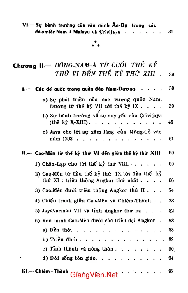 Trang 2 - Ảnh minh họa nội dung sách Lịch sử các quốc gia Đông Nam Á trừ Việt Nam (từ nguyên sơ đến thế kỷ XVI)
